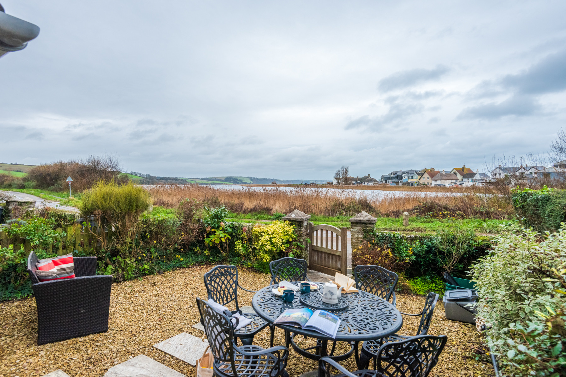 The front terrace at 2 Florence Cottages