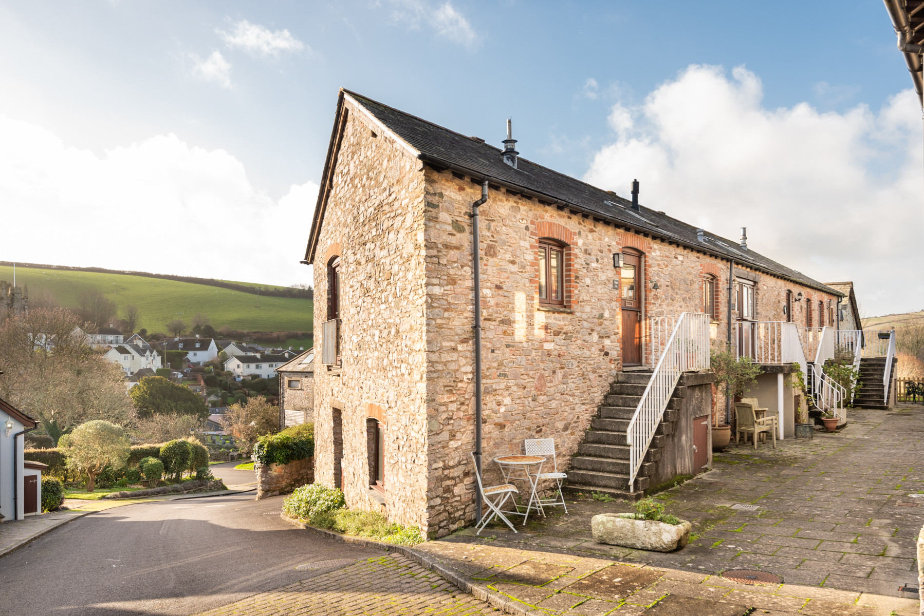 Stone barn conversion in peaceful village location