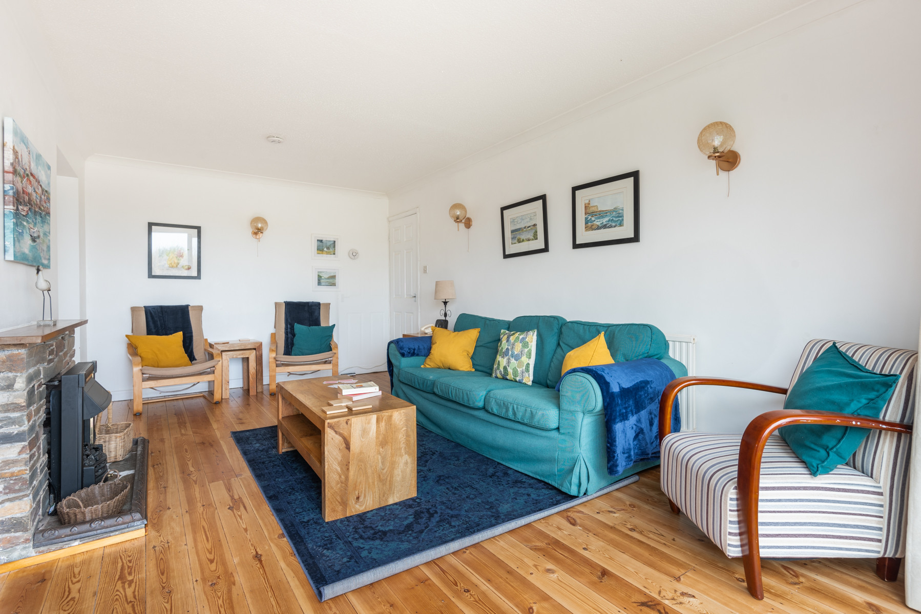 Light and airy lounge with a relaxed vibe