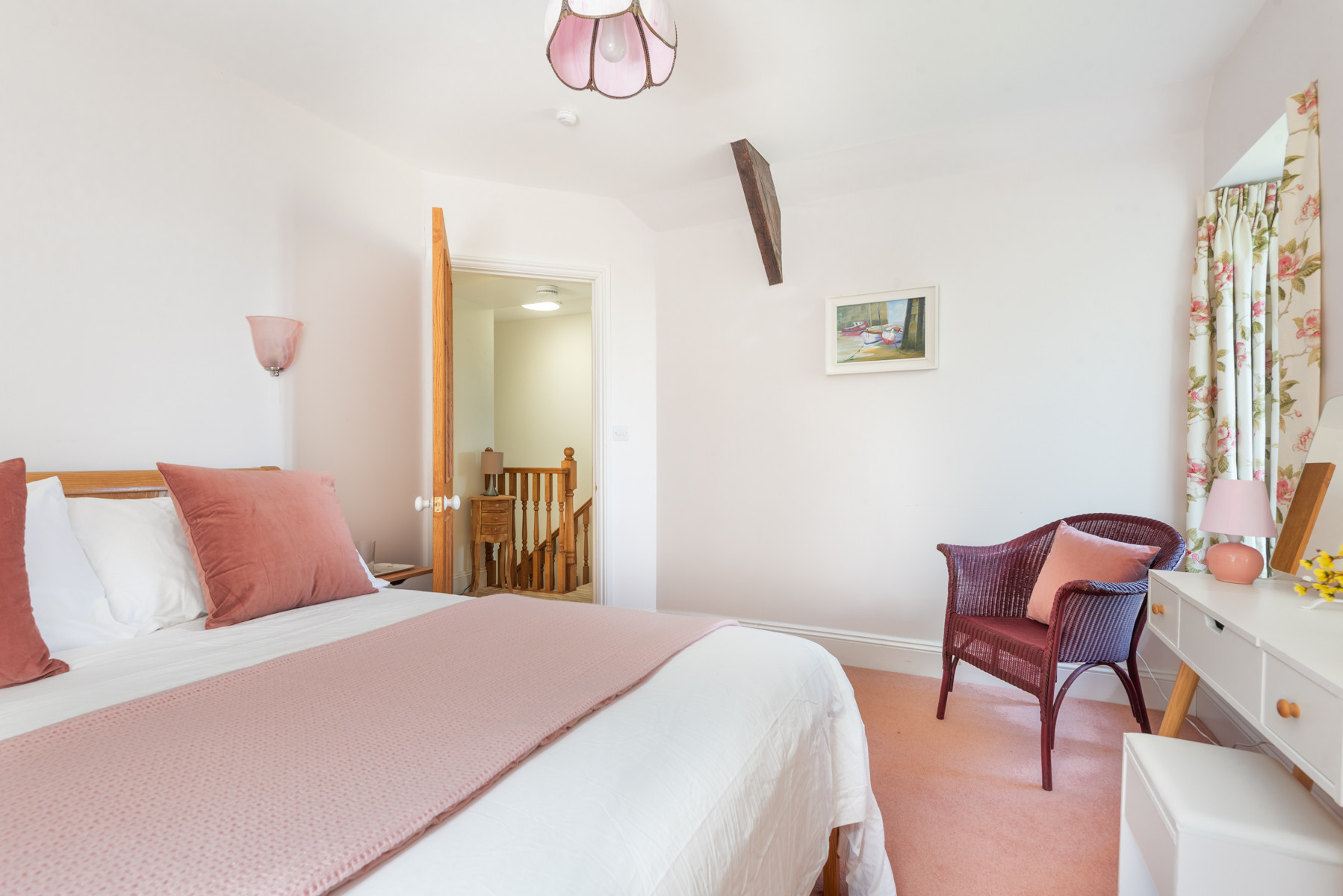 Bedroom 1 with sea views