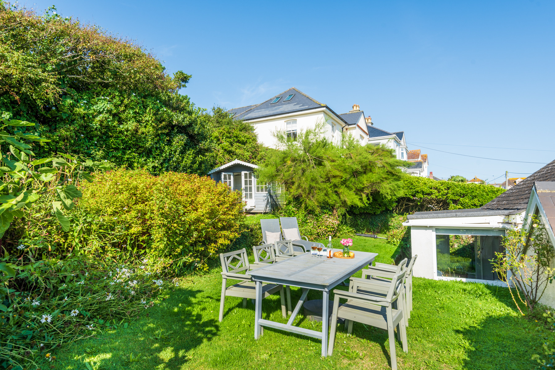 The beautiful garden. 