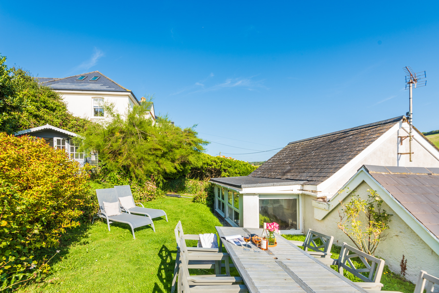 Perfect for alfresco dining or just lounging with a good book. 