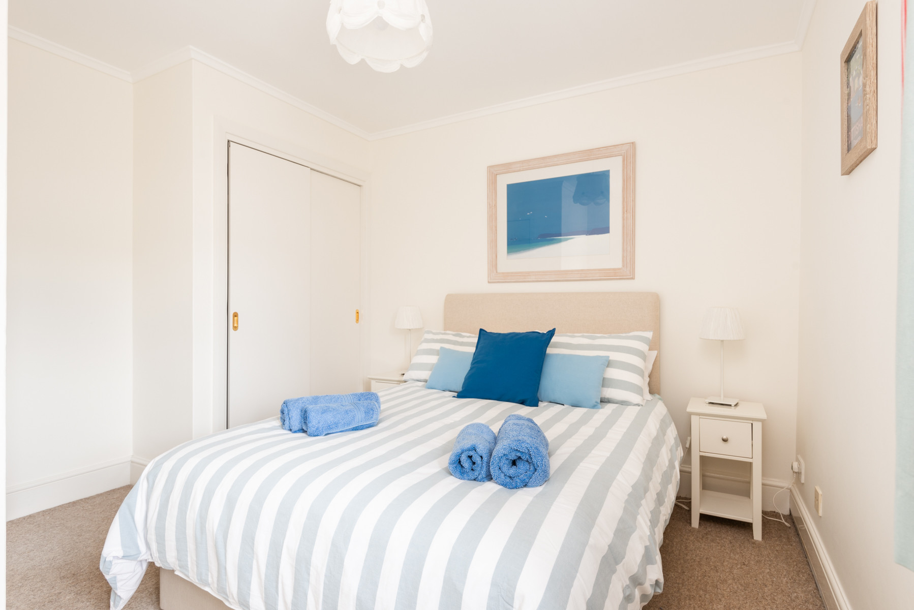 Bedroom 1 with built-in wardrobe