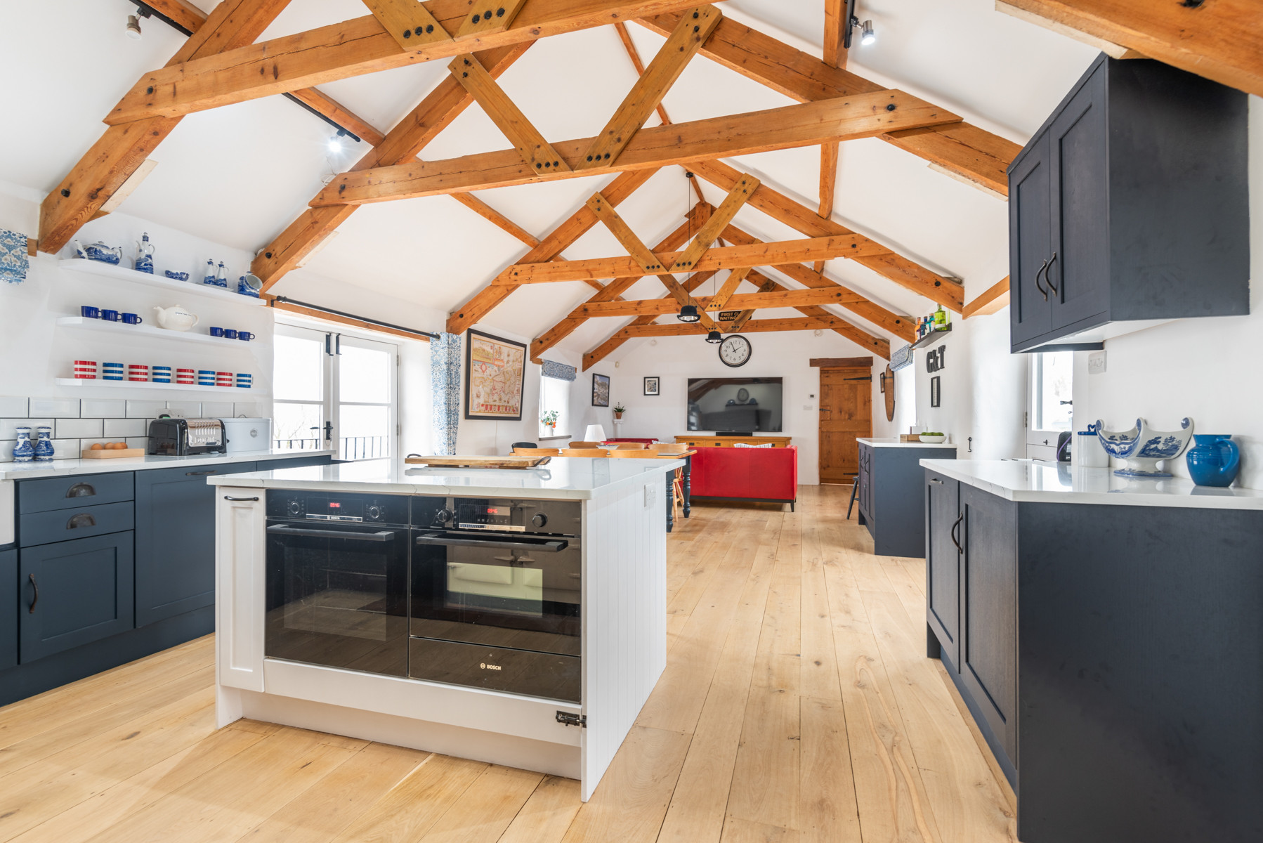 The sociable kitchen/family room