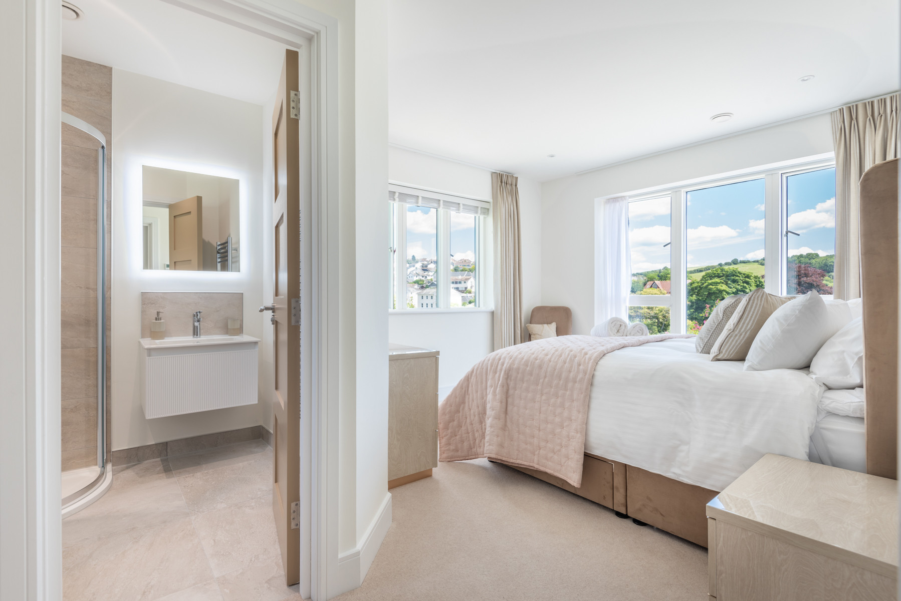 Bedroom 1 on the second floor with en suite.