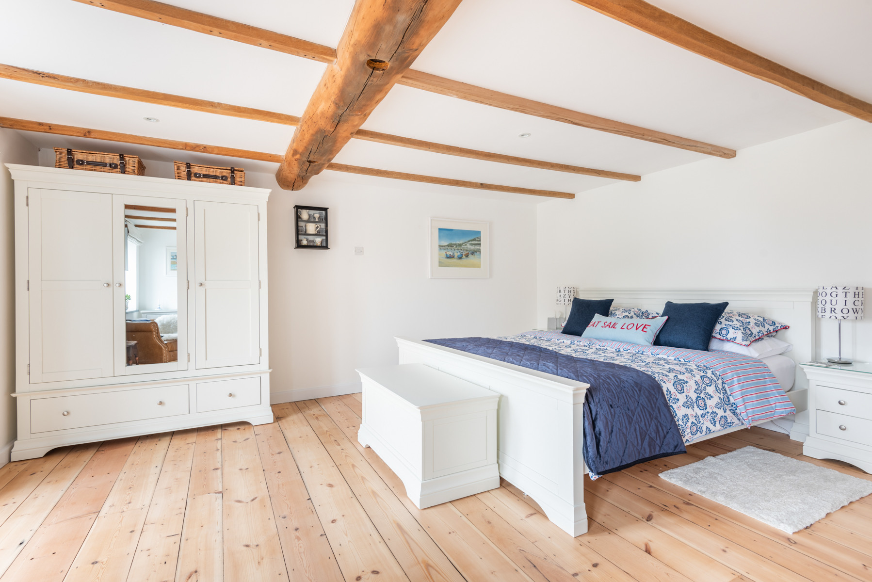 Bedroom 1 with access to terrace