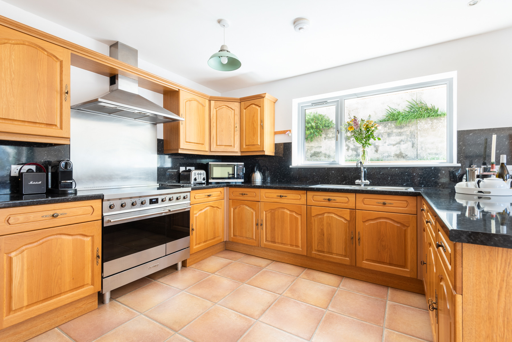 Closer look at the kitchen