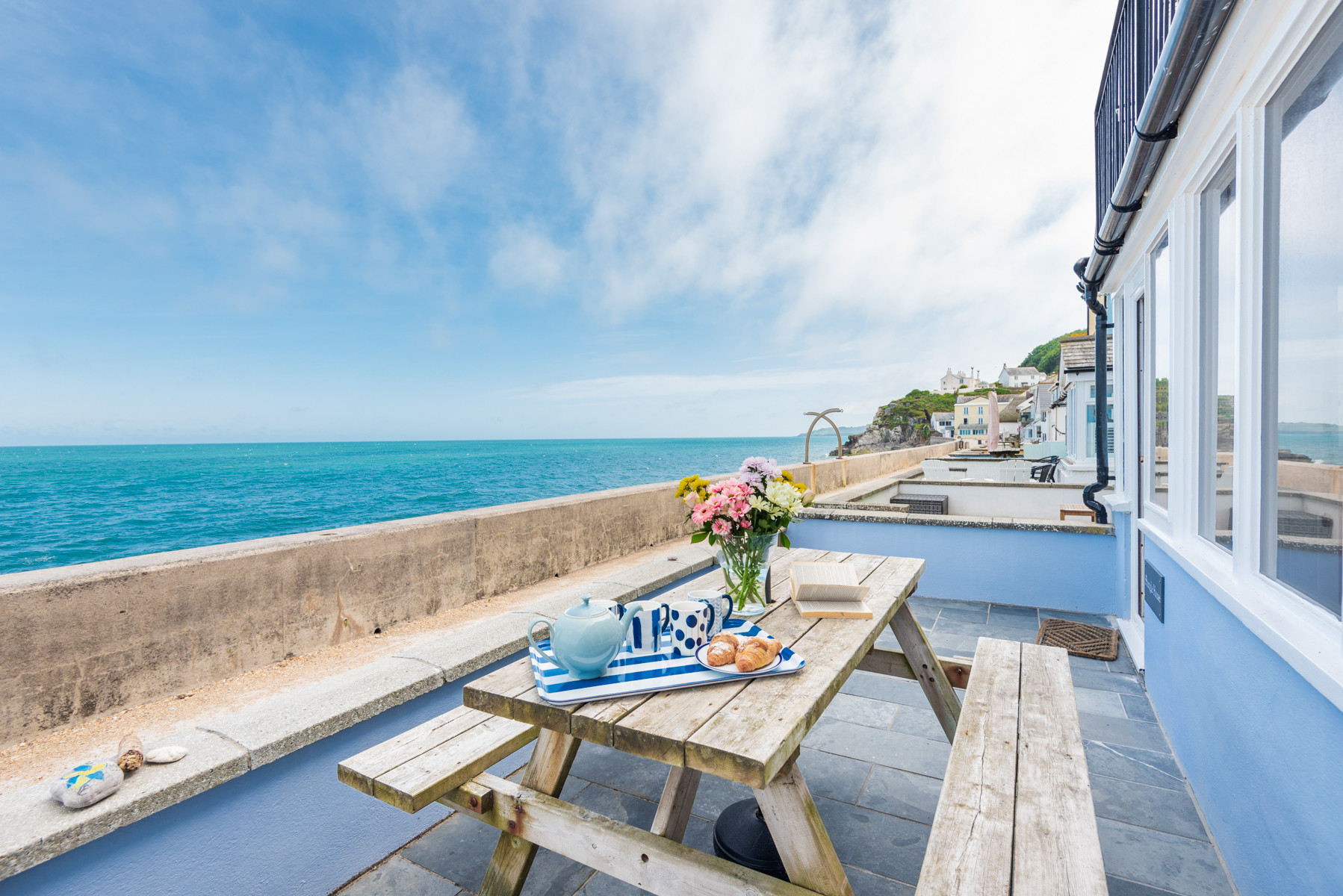 The view from the front terrace.