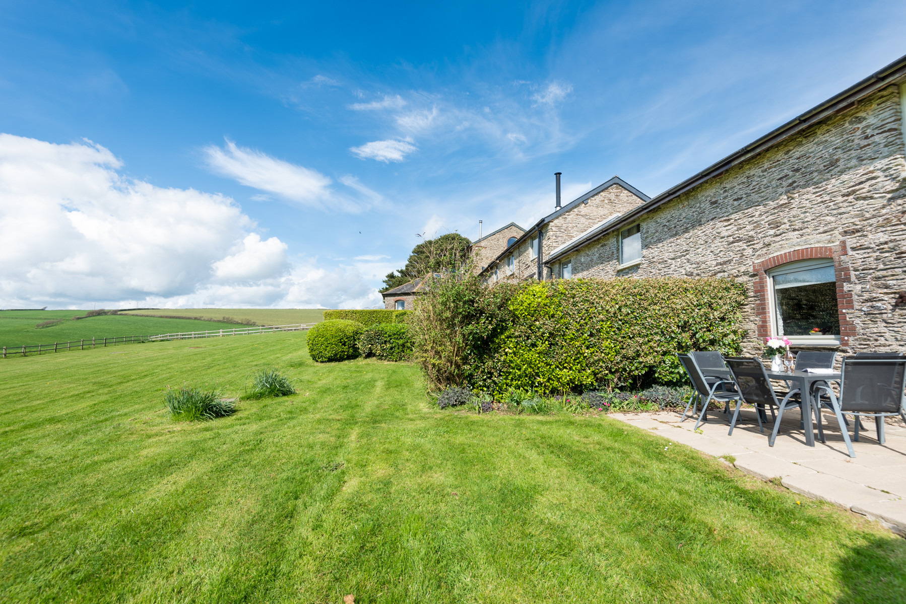 The Lawn with patio area