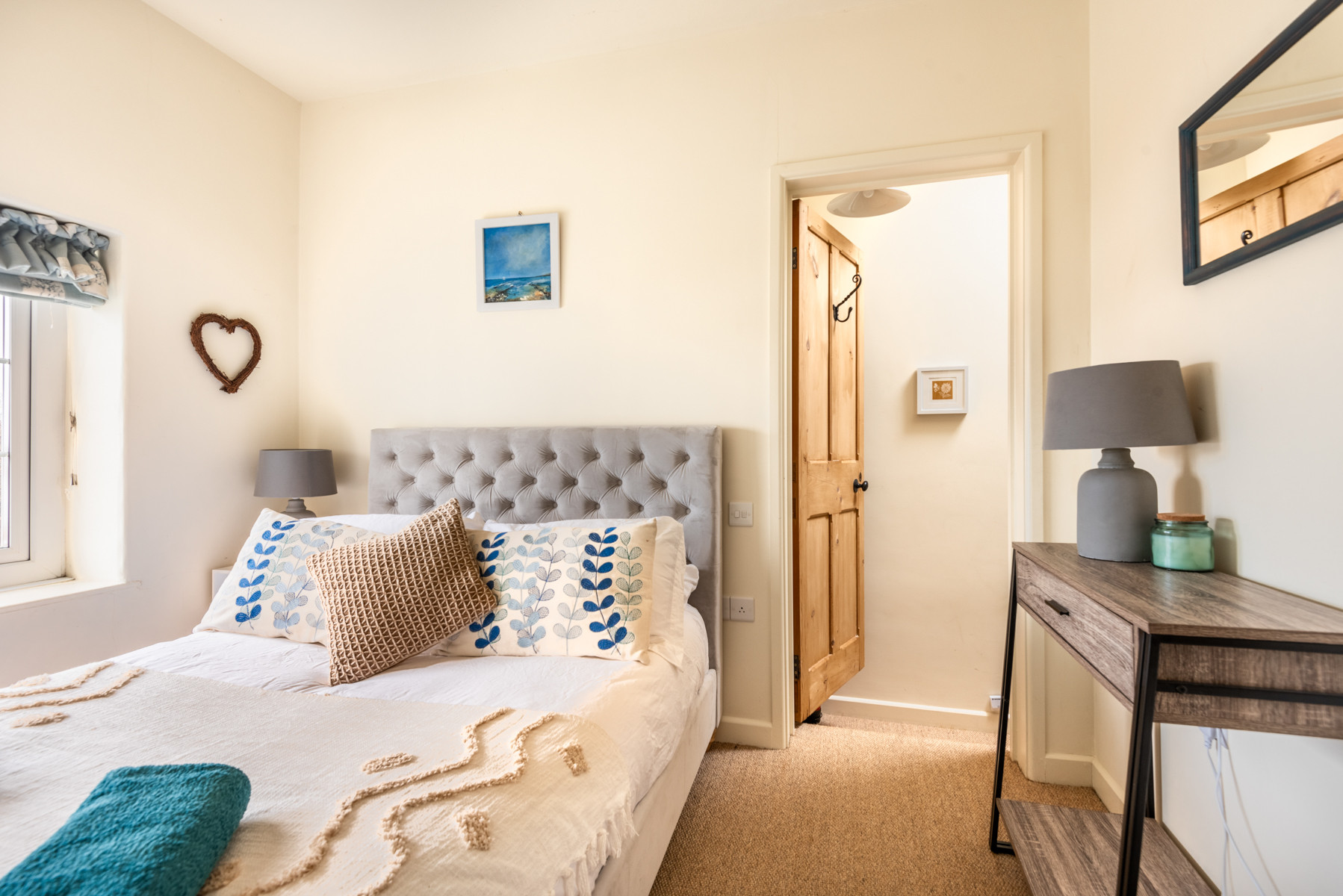 Bedroom 2 with views over Slapton Ley