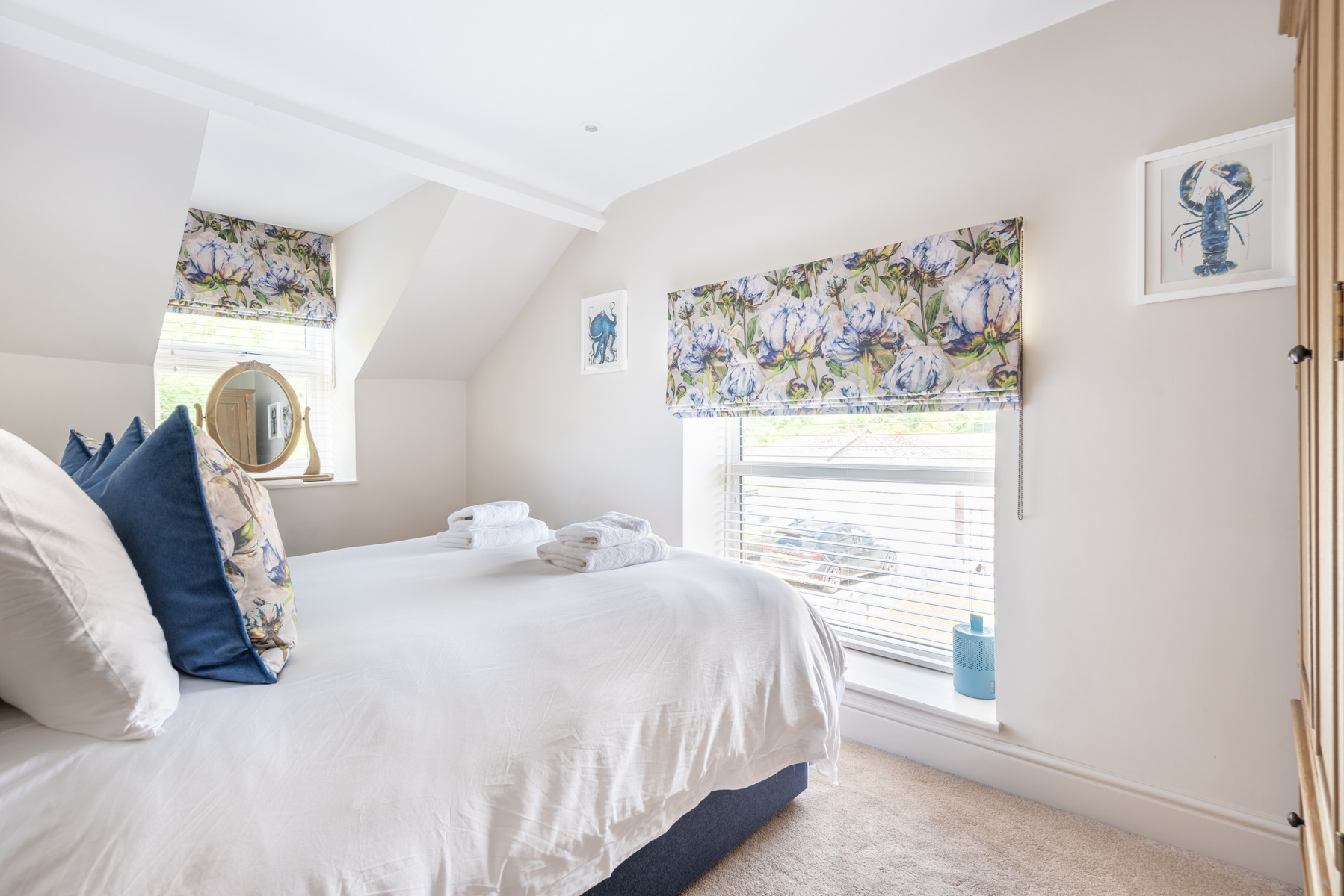 Bedroom 1, stylish and comfortably furnished