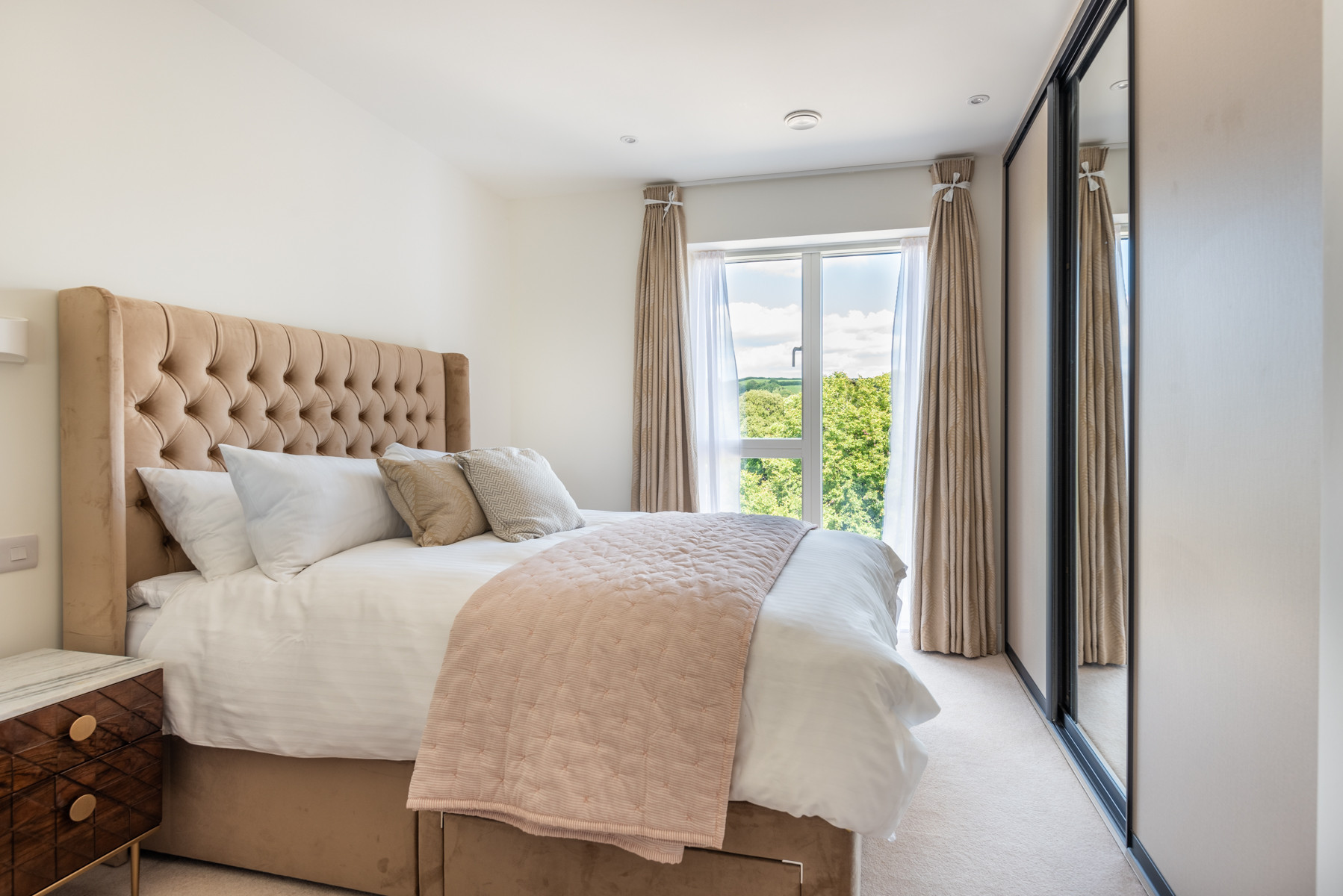 Bedroom 2 with estuary views on the second floor
