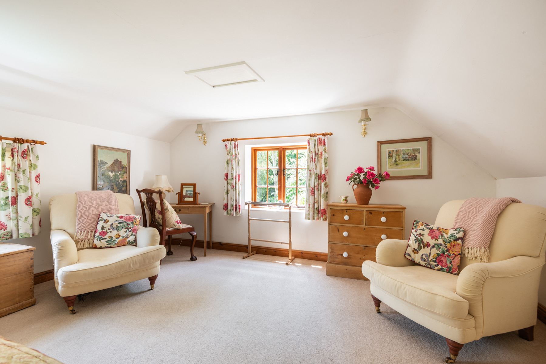 Space to relax in bedroom 1