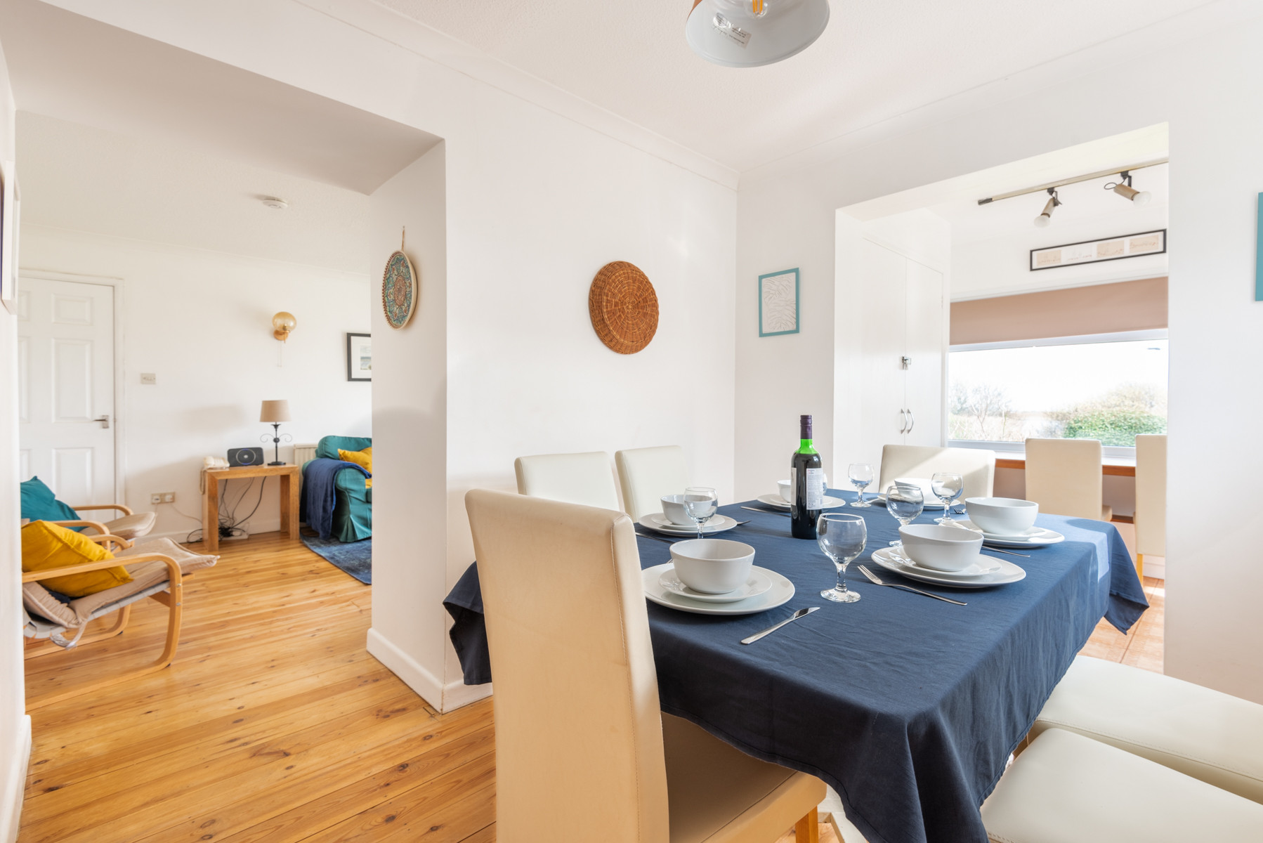 Another view of the diner, peaking through to the lounge