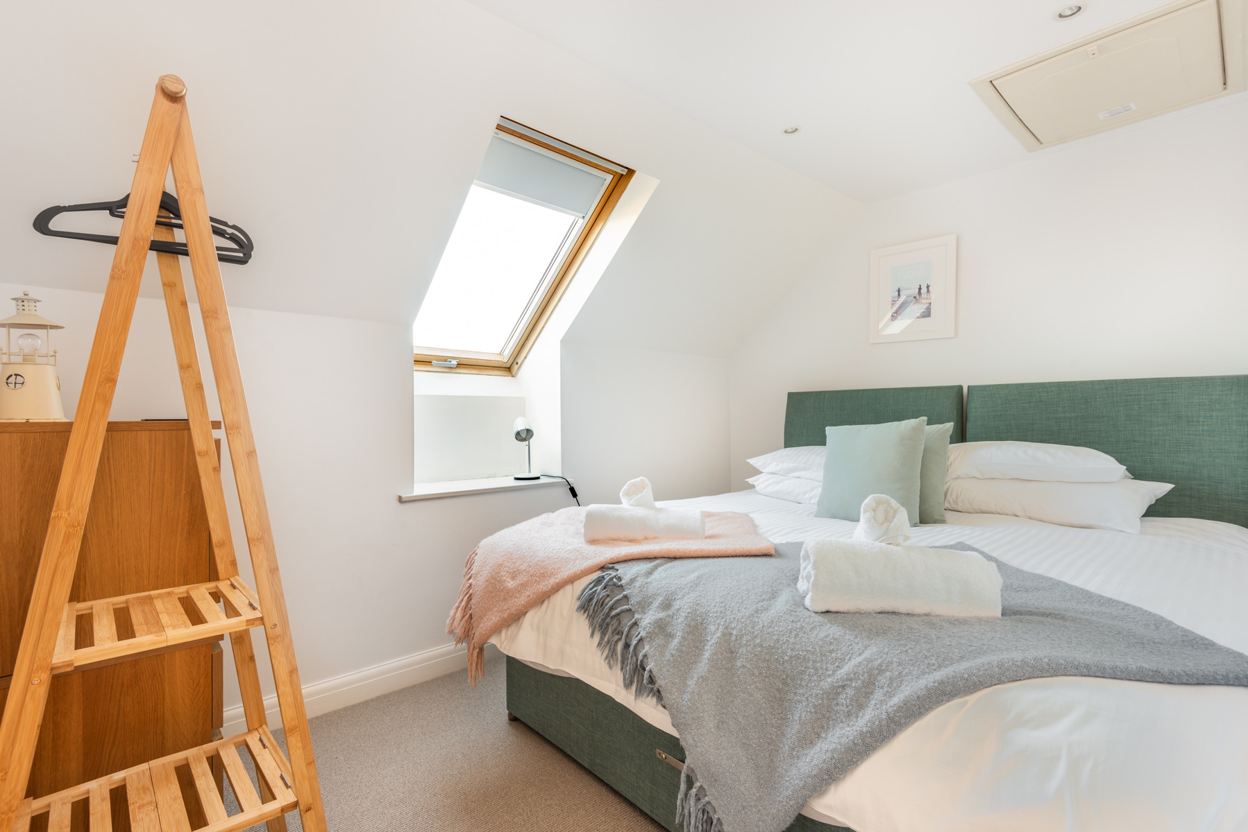 Bedroom 4 with super king bed which can be made into twins upon request. 