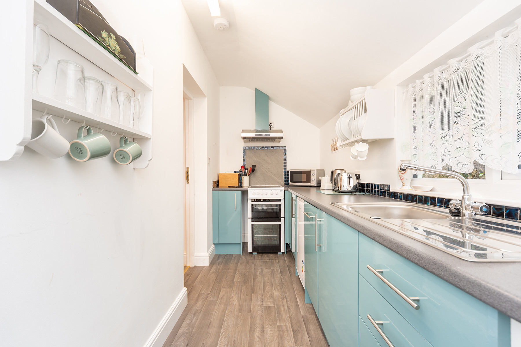 Newly fitted kitchen.