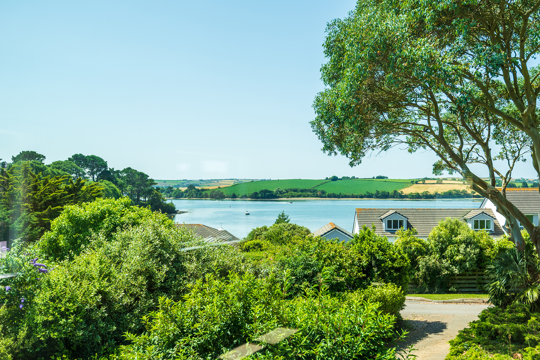 The estuary is peaceful and perfect for watersports