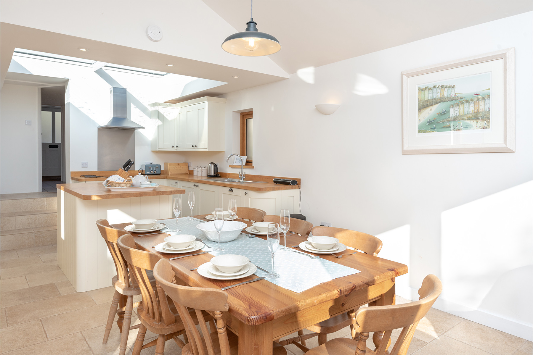 The super open plan kitchen diner 