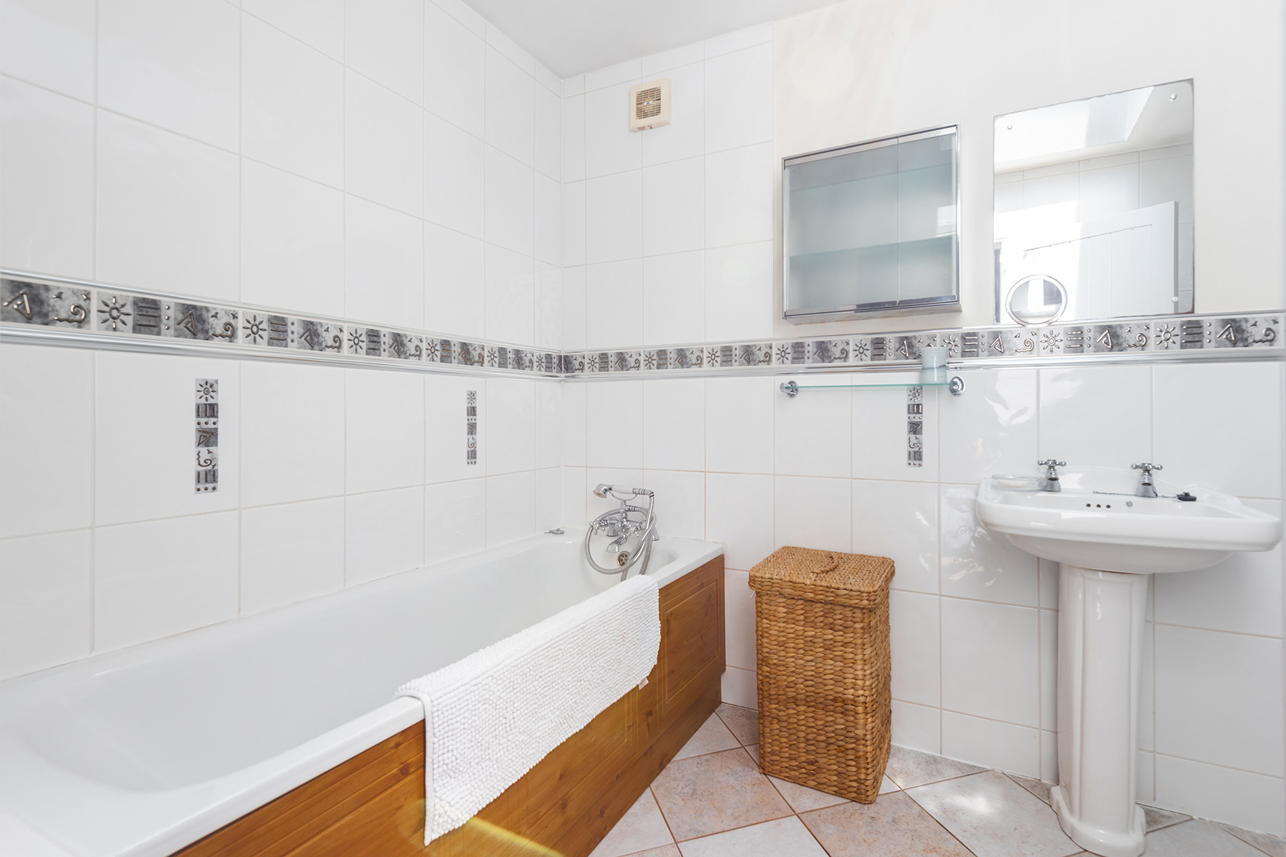 Another view of the master bedroom ensuite bathroom.