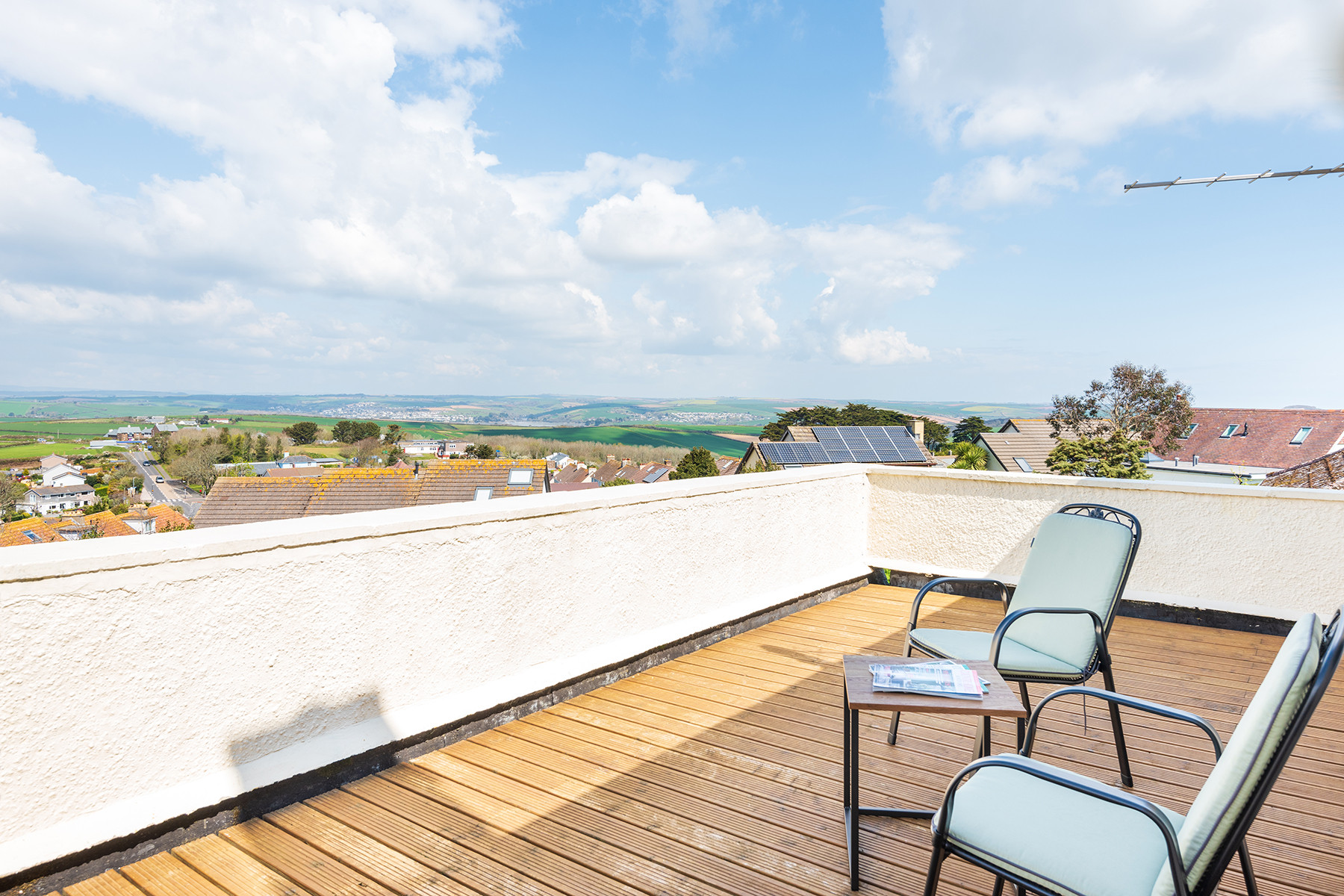 Rear balcony with great views, accessed via master bedroom