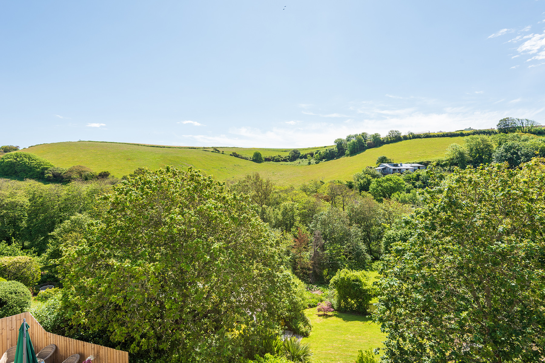 Gorgeous gardens and view