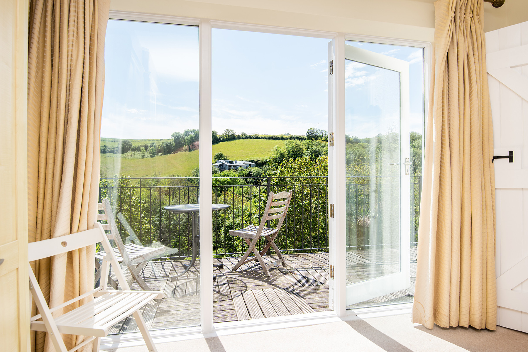 Views from the master bedroom 