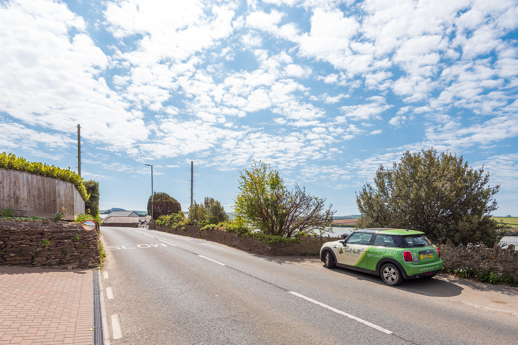 One end of the parking bay is allocated to Southcliffe (the other end of the parking bay is allocated to the next door property). 