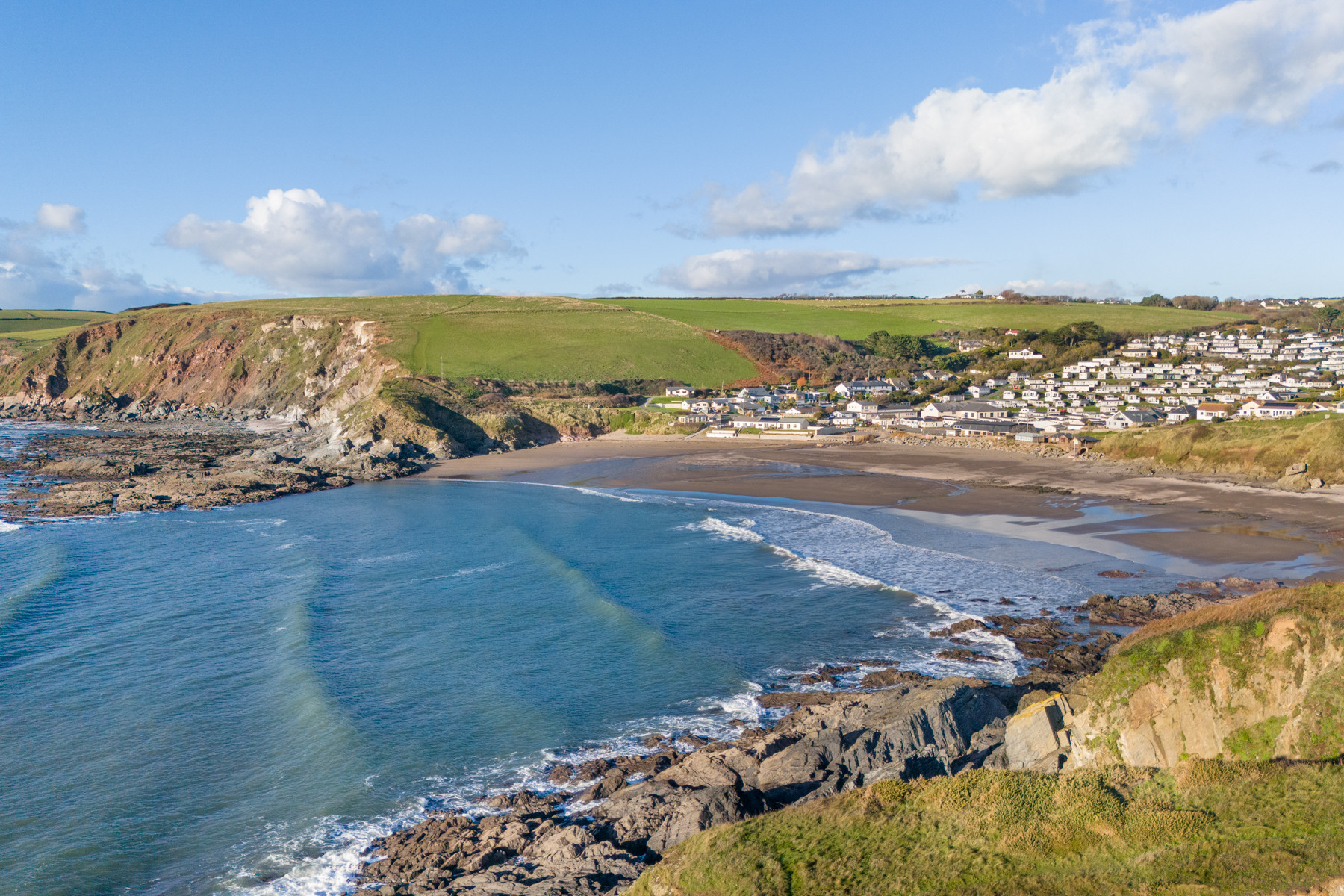 The local beach of Challaborough