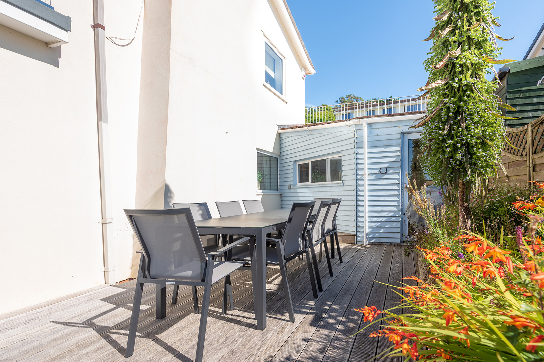 Outdoor seating area