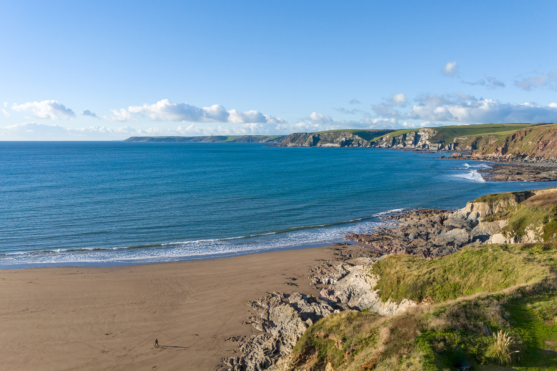 Views over the local beach