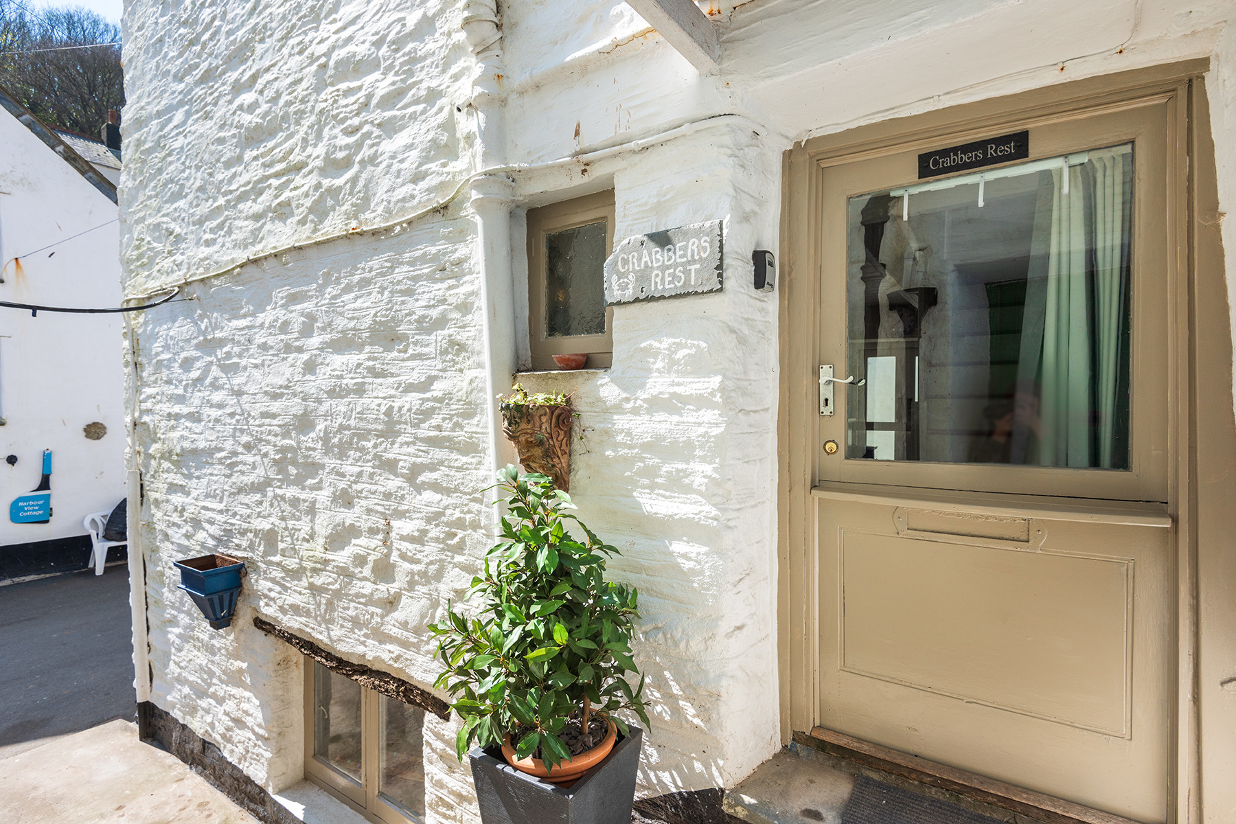 The front door
