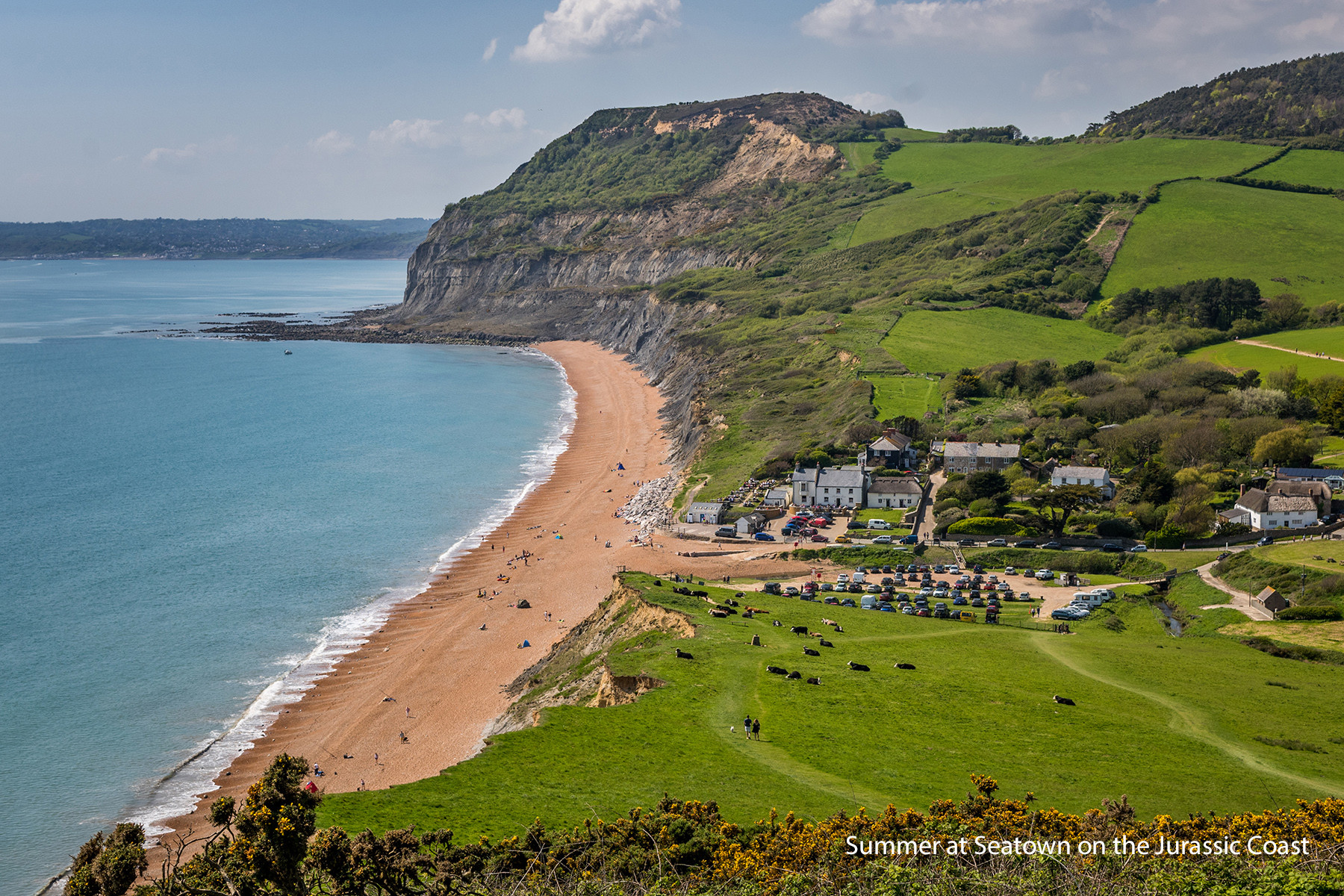 Charmouth beach only five minutes drive