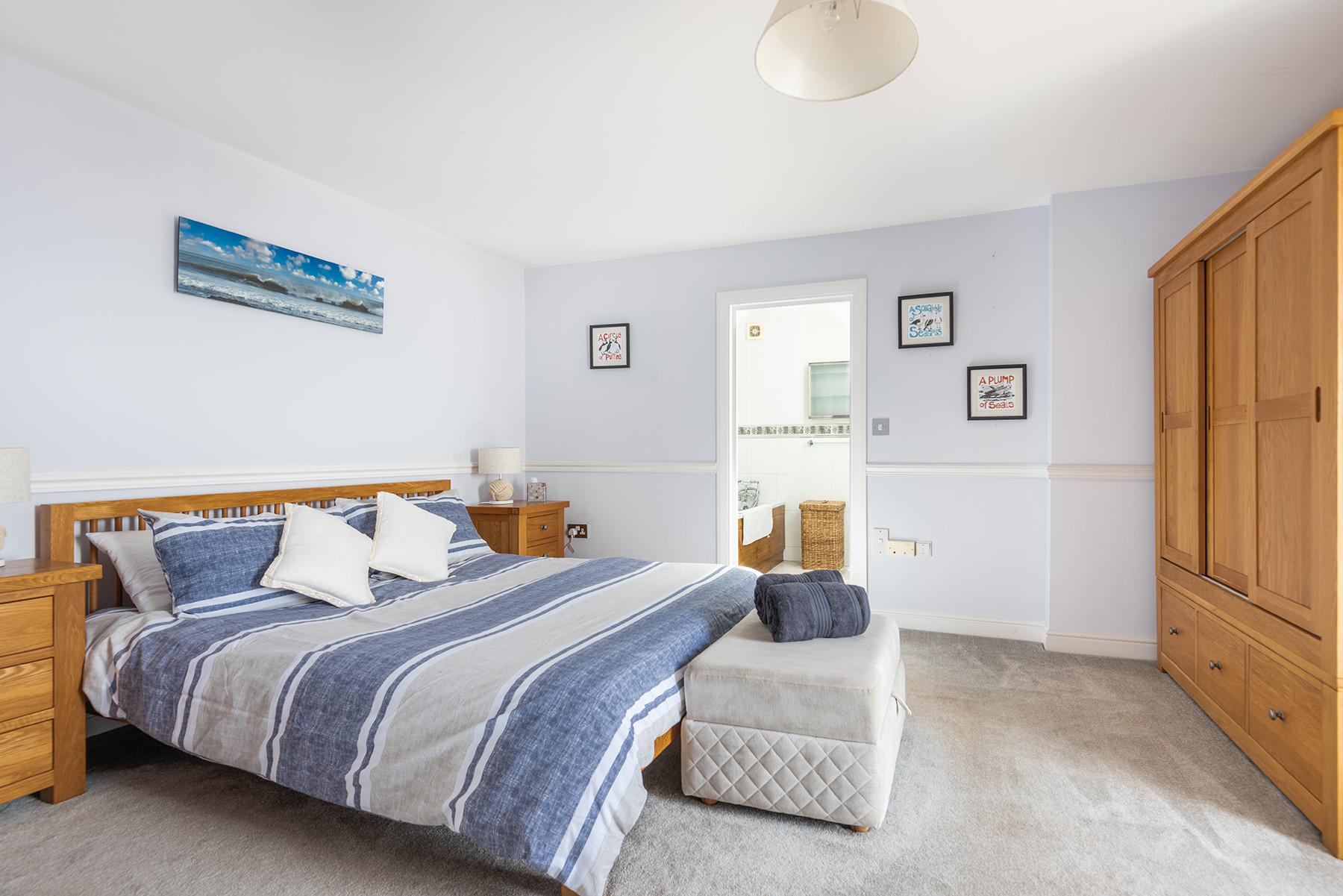 Another view of the spacious master bedroom.