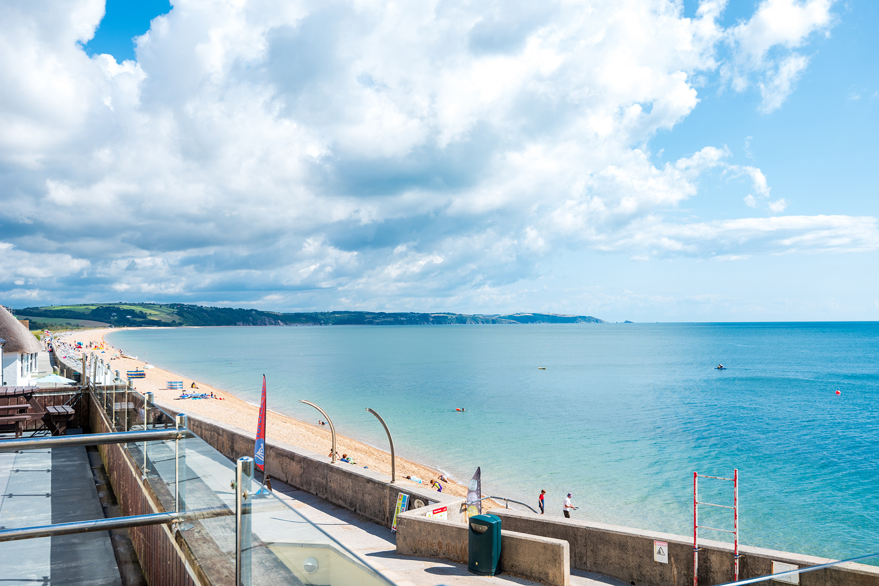Stunning scenes from the balcony at 7 The Beach, Torcross