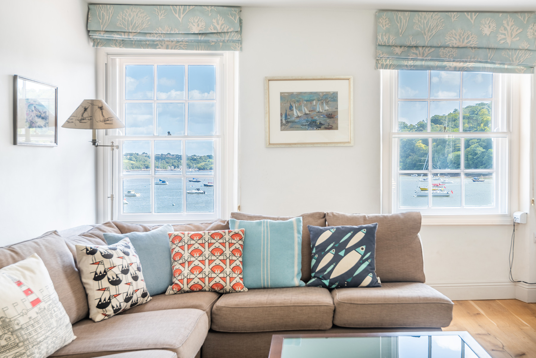 River views from the sitting room