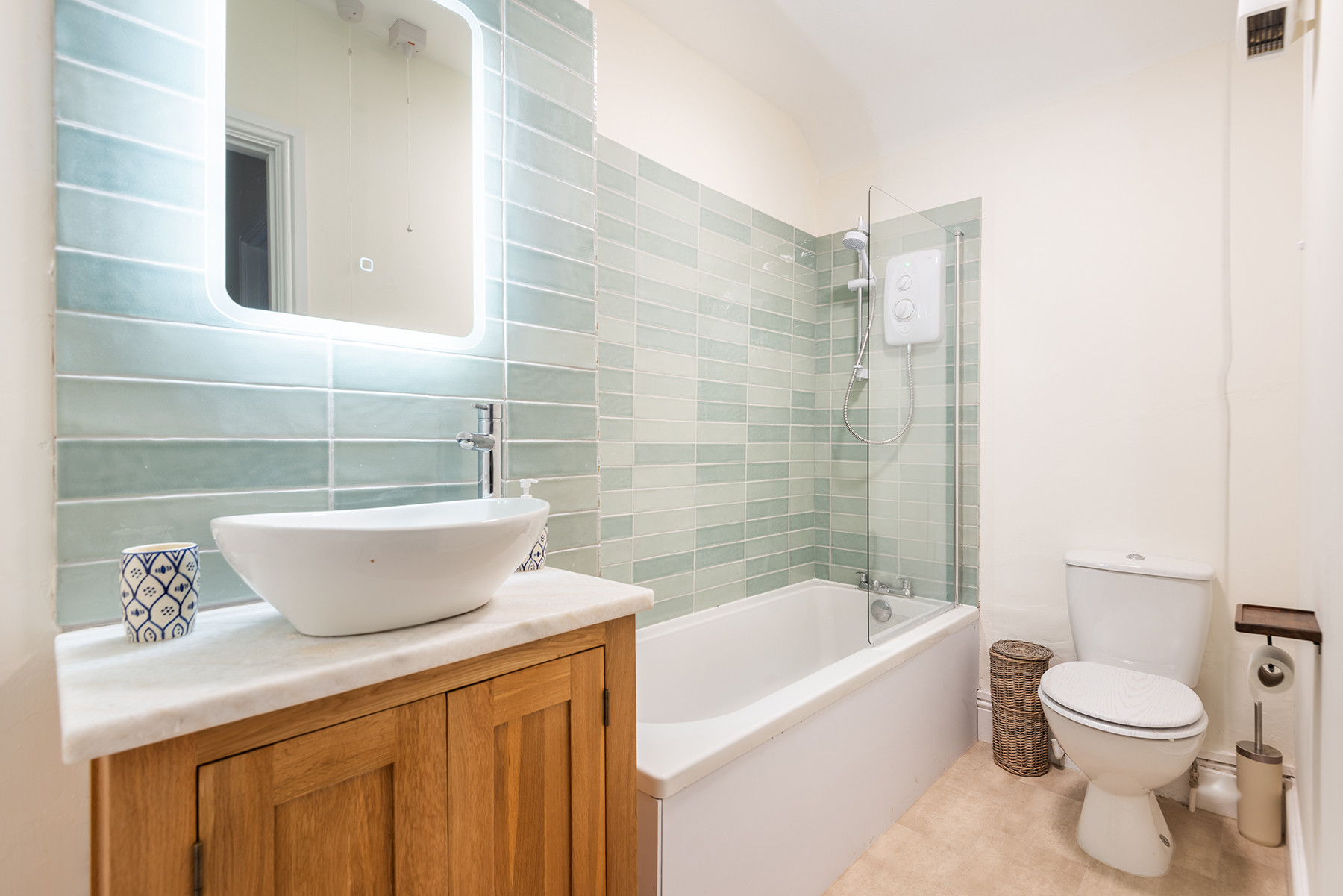 The bathroom