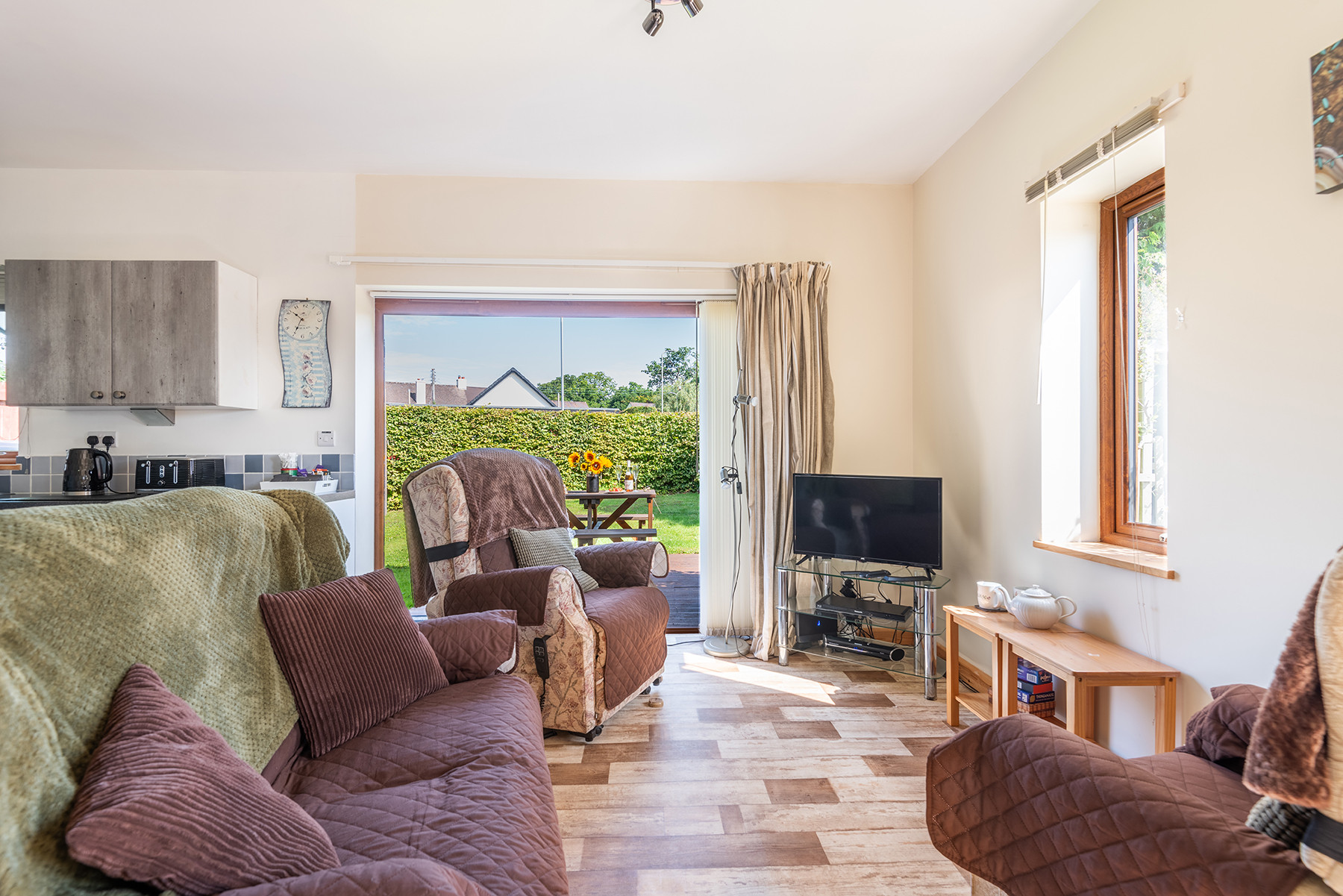 The comfortable living area