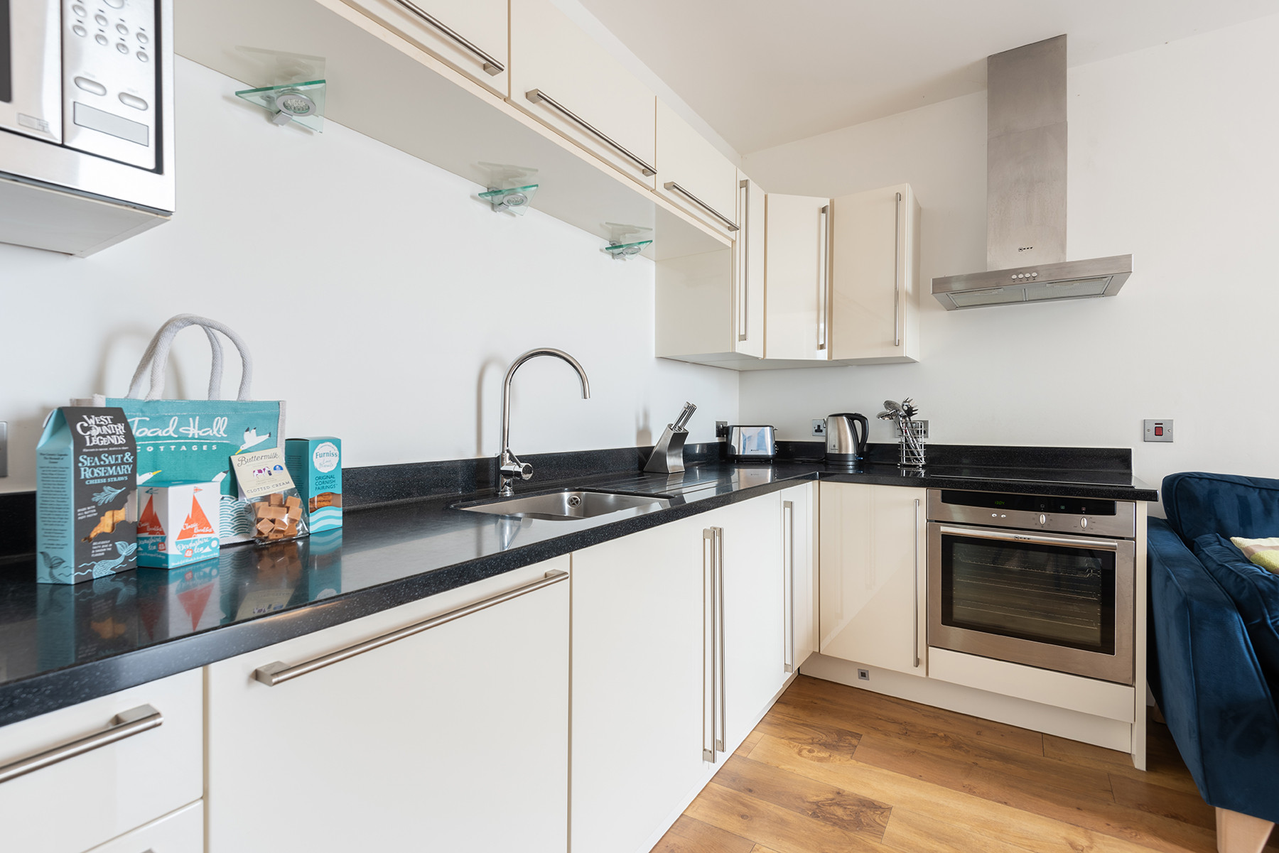 Another view of the kitchen area