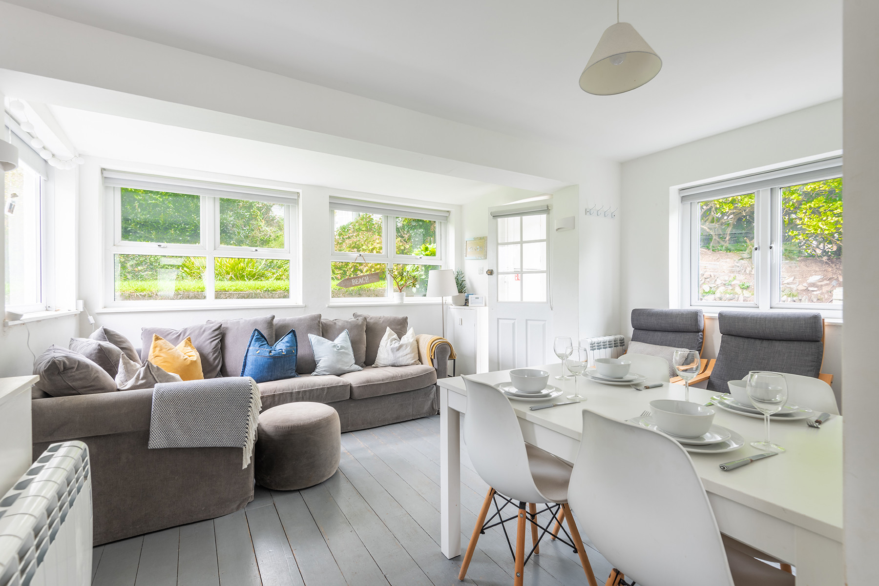 Light, airy and comfortable. 