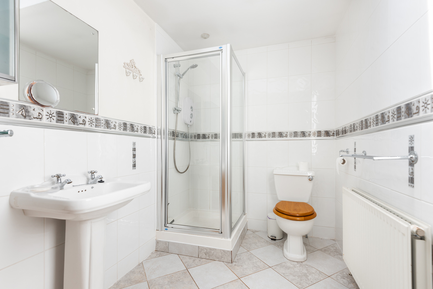 Another view of the master bedroom ensuite bathroom.