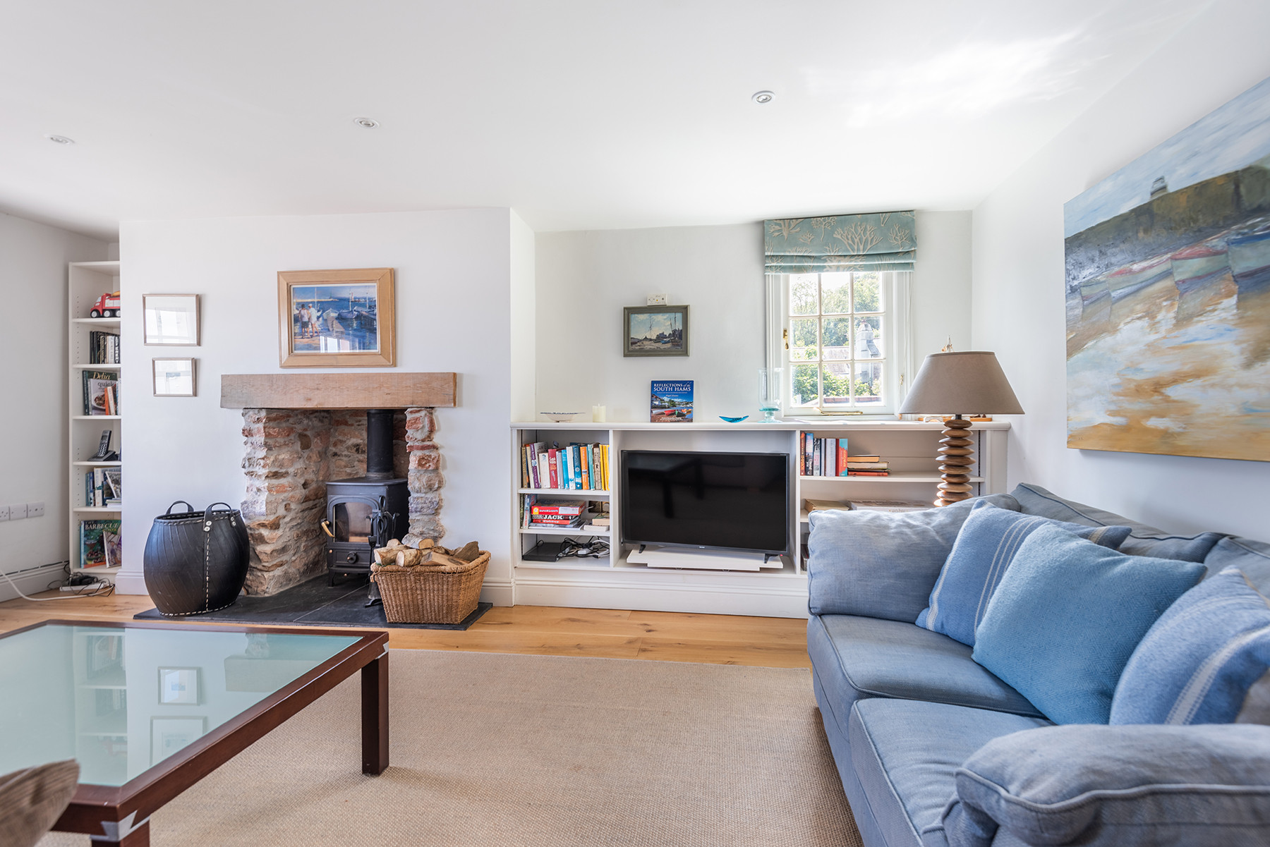 Sitting room with smart TV