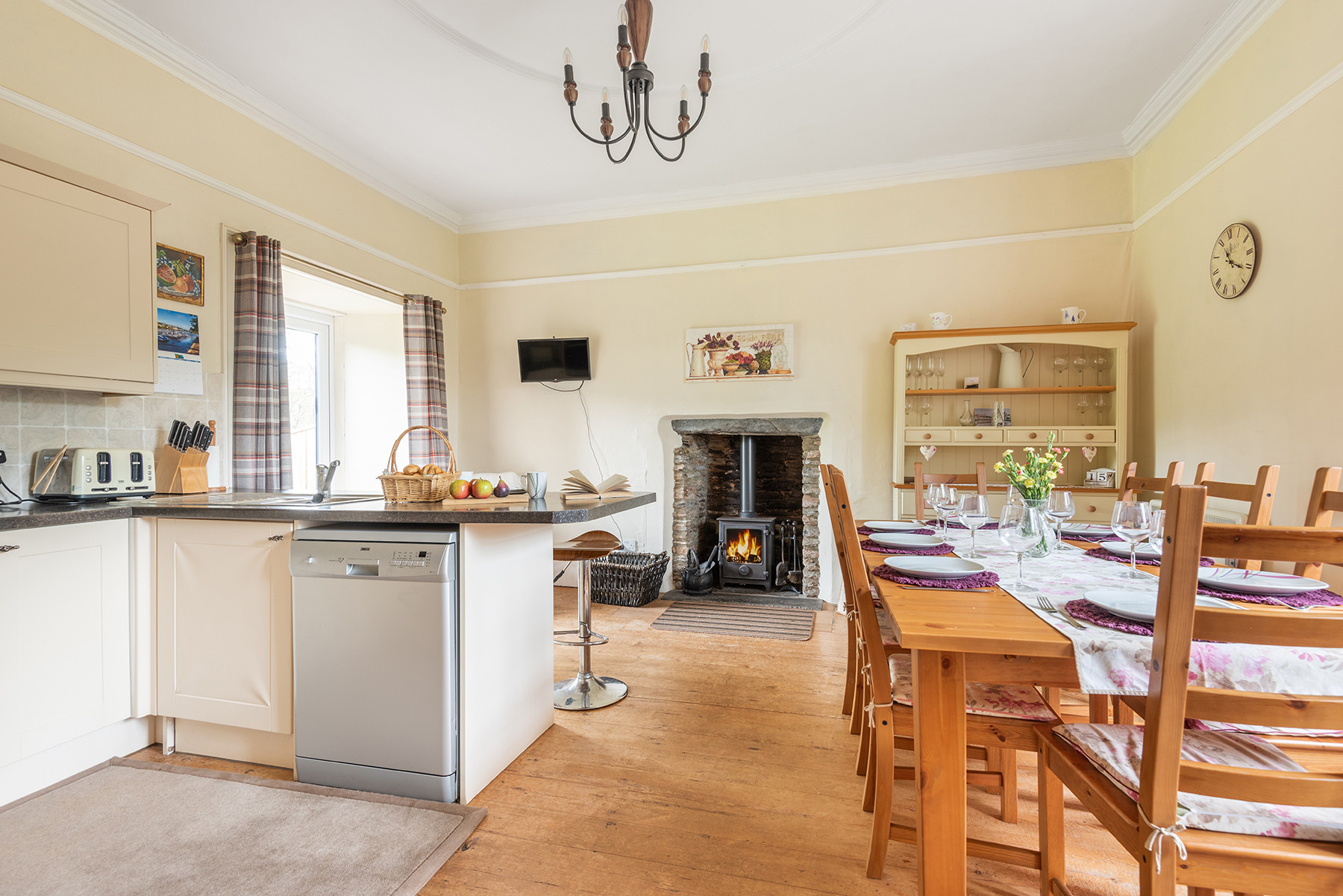 The kitchen diner