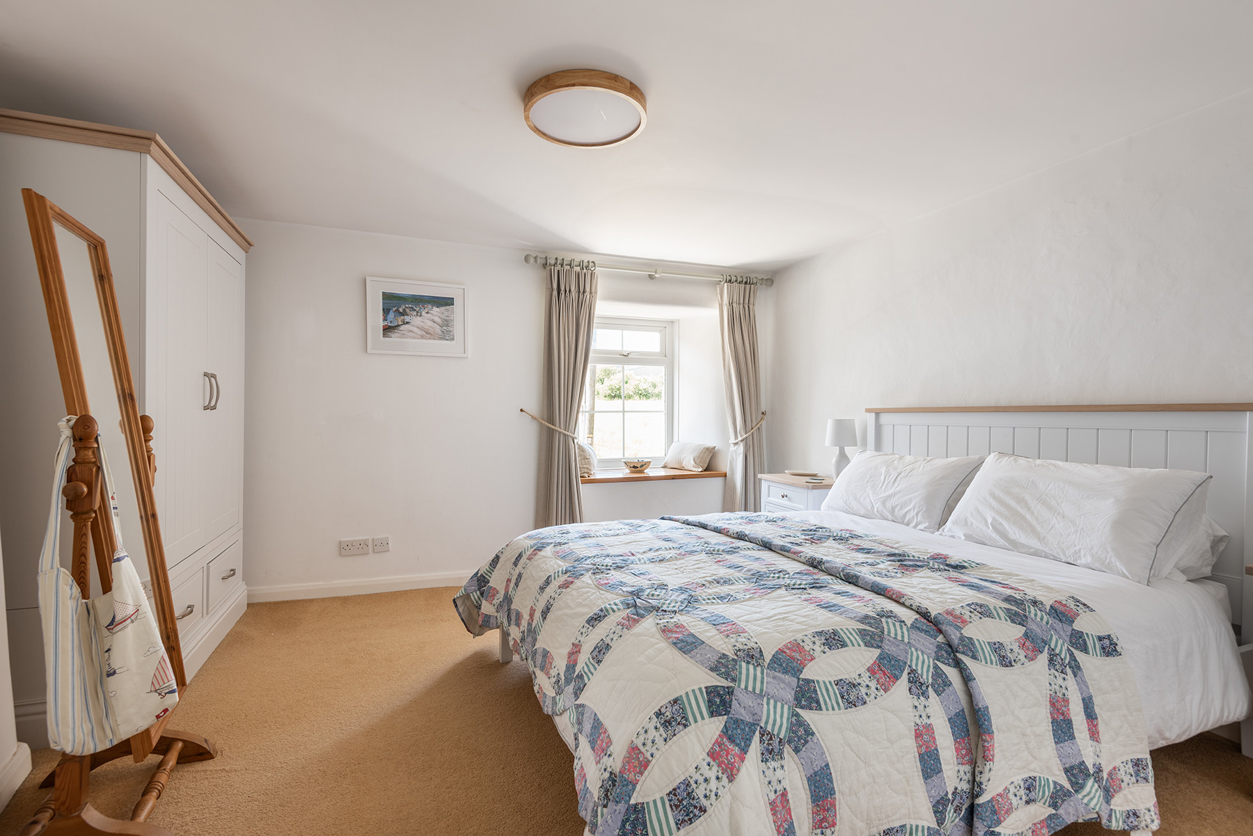 Bedroom 1 is a good size and looks over the field on the other side of the lane