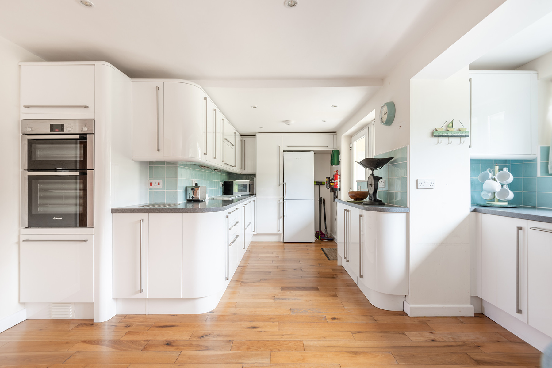 A closer look at the kitchen 