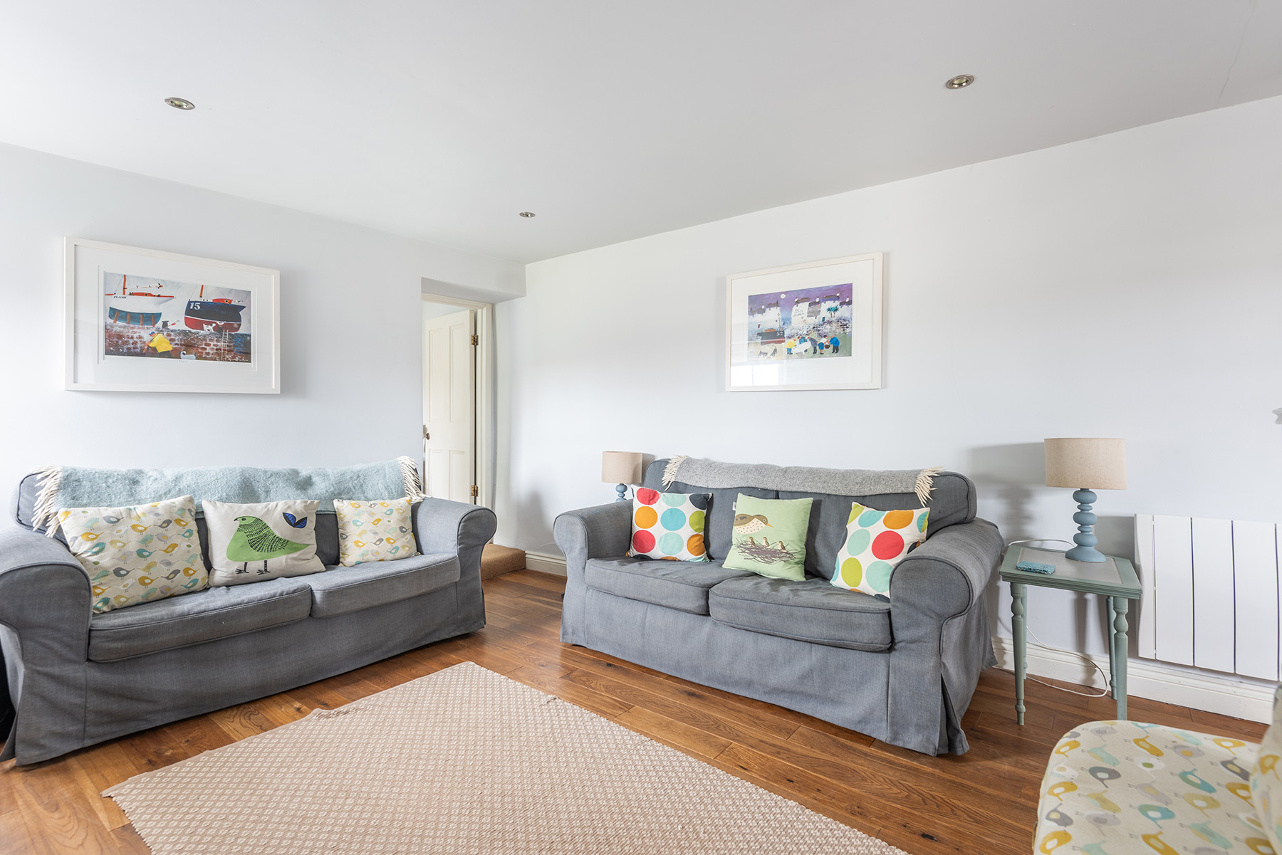 Living Room, showing door off to bedroom