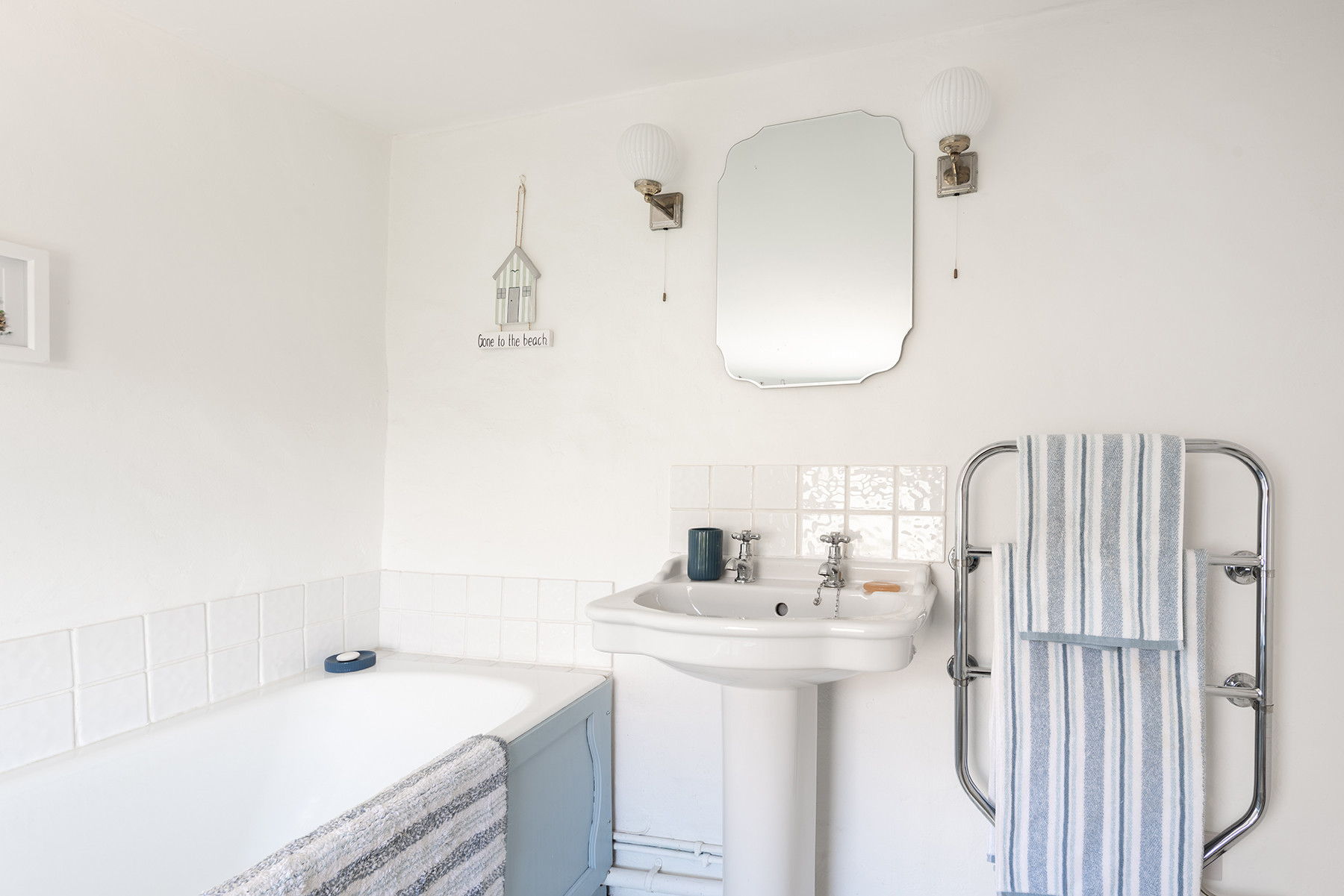 The bathroom on the first floor