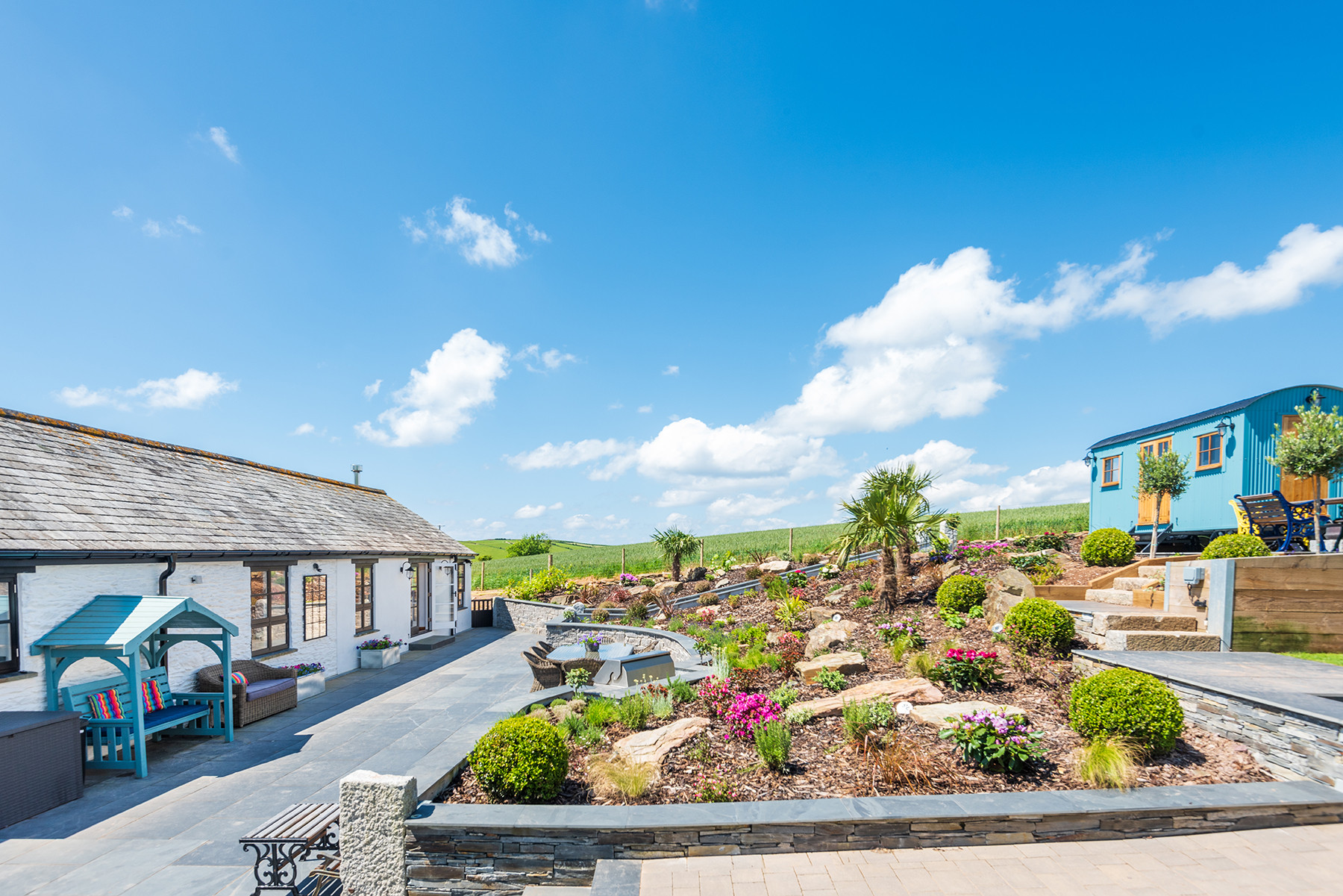 The wonderful back garden