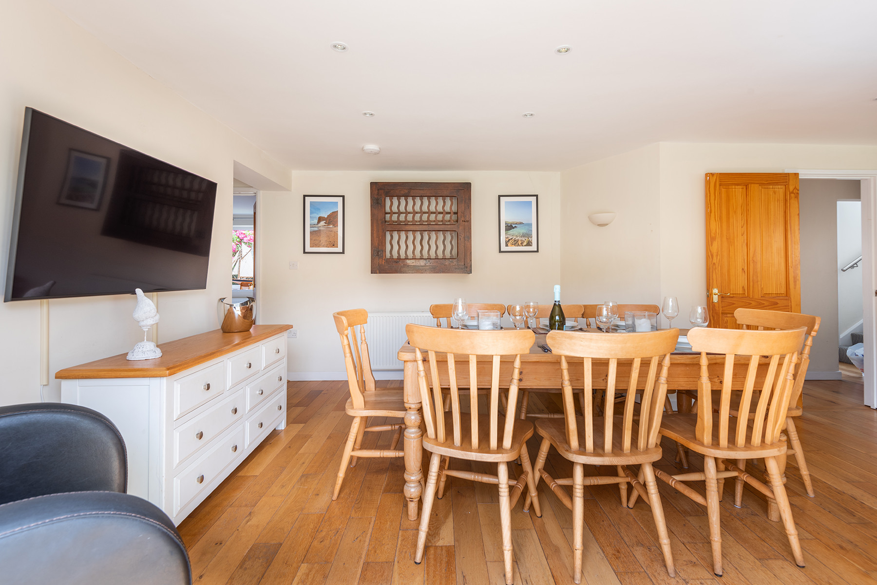 Another view of the dining area. 