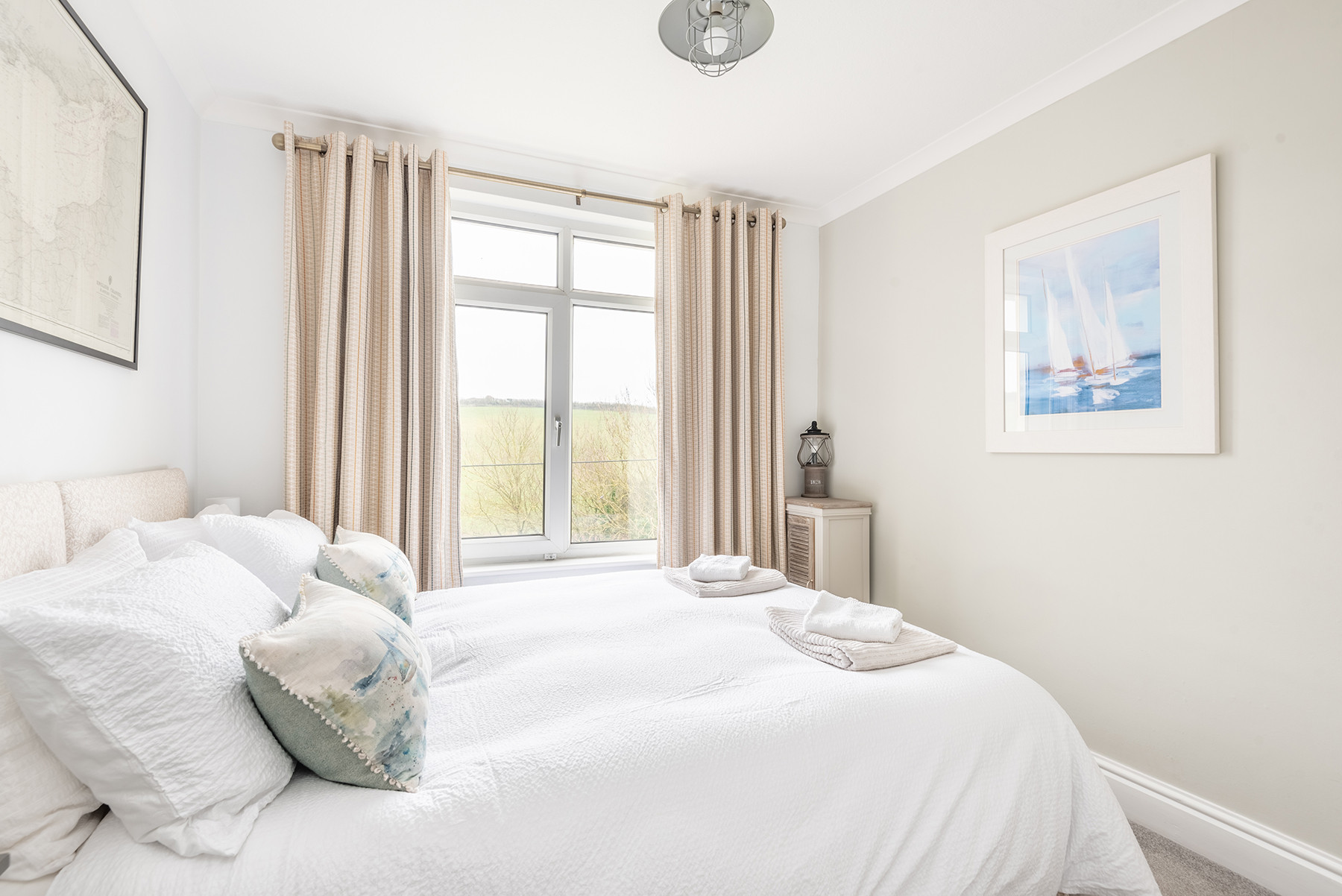 The master bedroom.