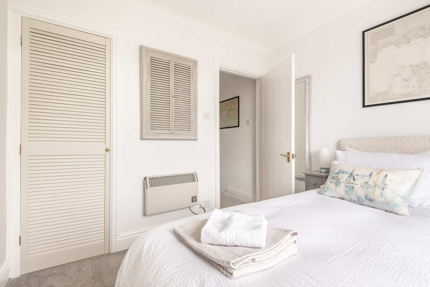 Another look at the master bedroom. 